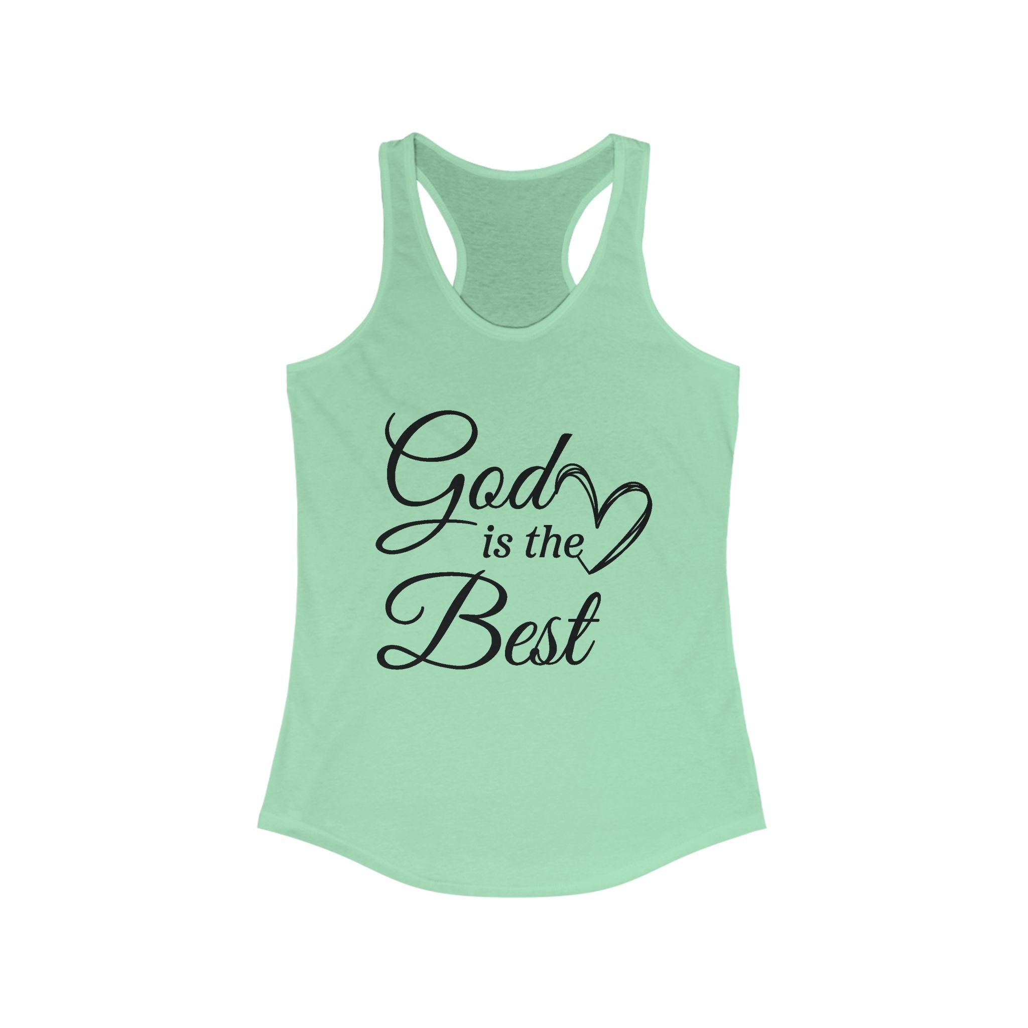 Faith Based Teen Girls Racerback Tank - God Is The Best | Tank Top by atgodanddesigns