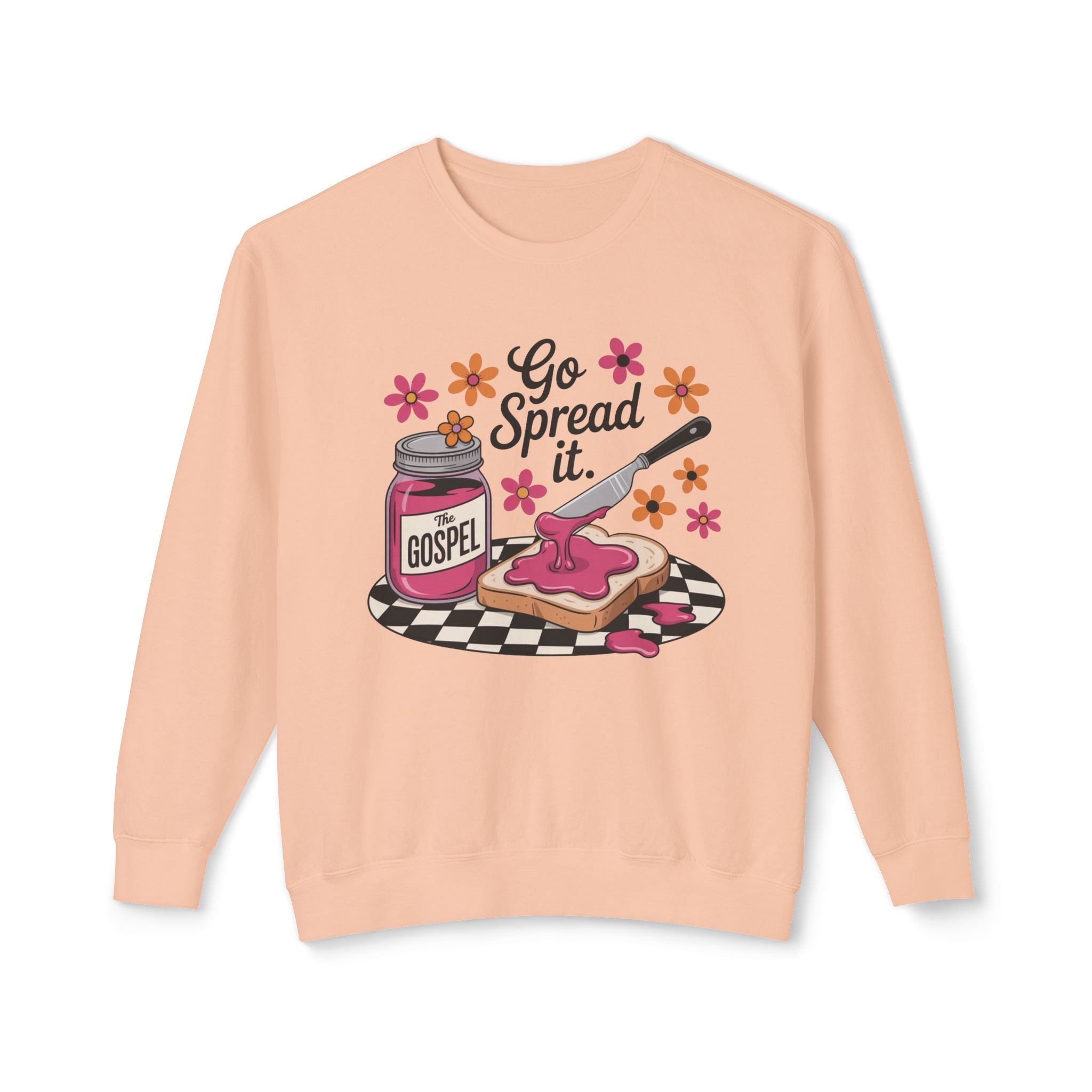 Faith Based Teen Girls Sweatshirt - Go Spread It | Sweatshirt by atgodanddesigns