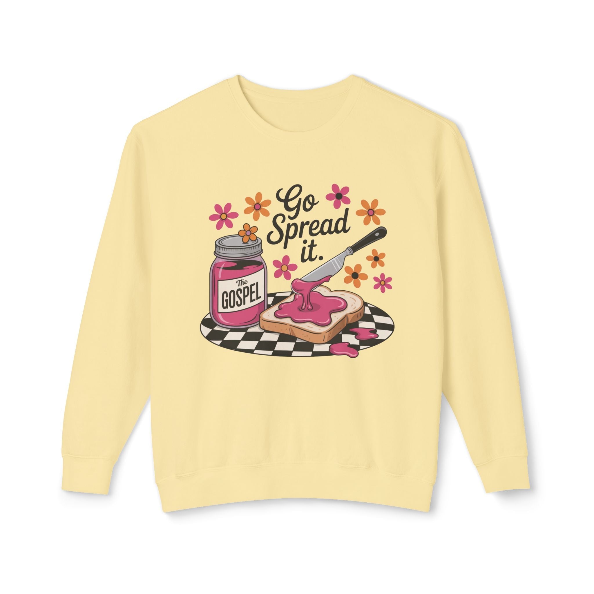 Faith Based Teen Girls Sweatshirt - Go Spread It | Sweatshirt by atgodanddesigns