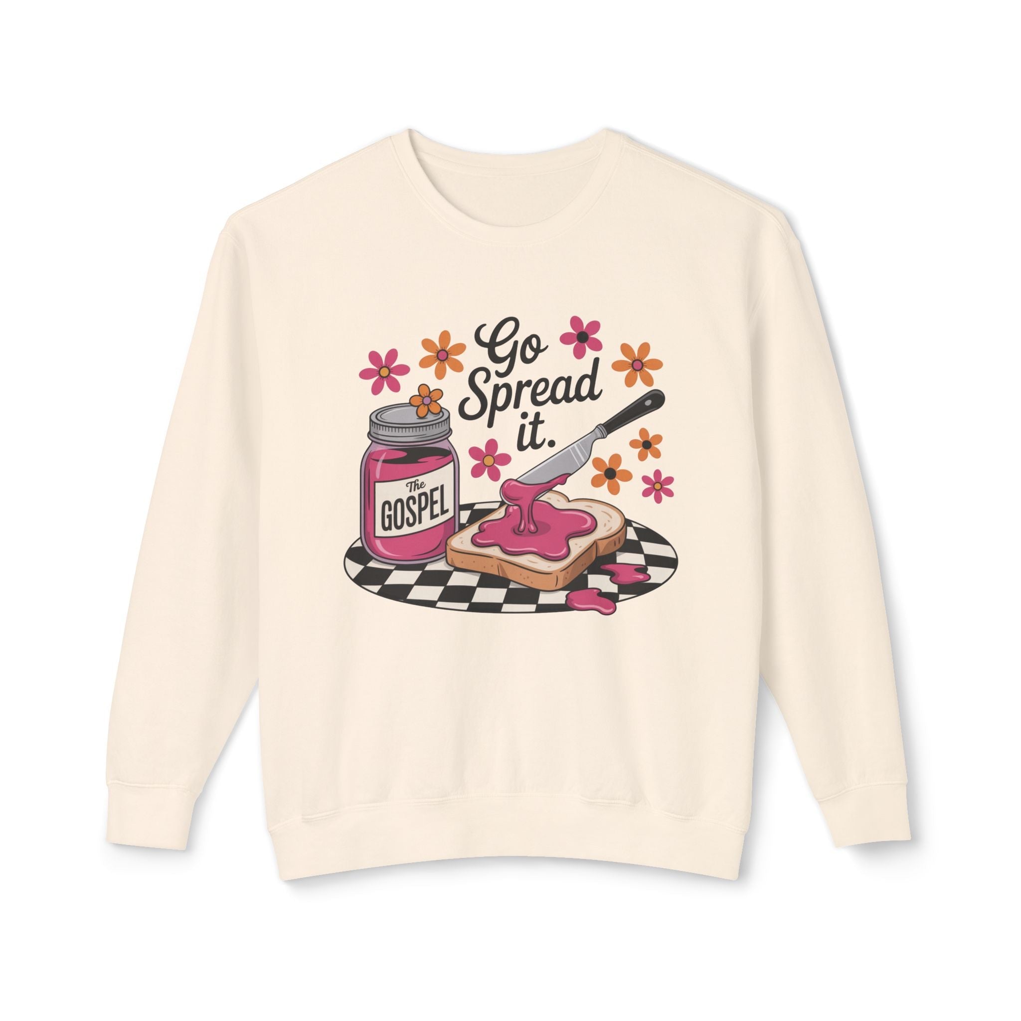 Faith Based Teen Girls Sweatshirt - Go Spread It | Sweatshirt by atgodanddesigns