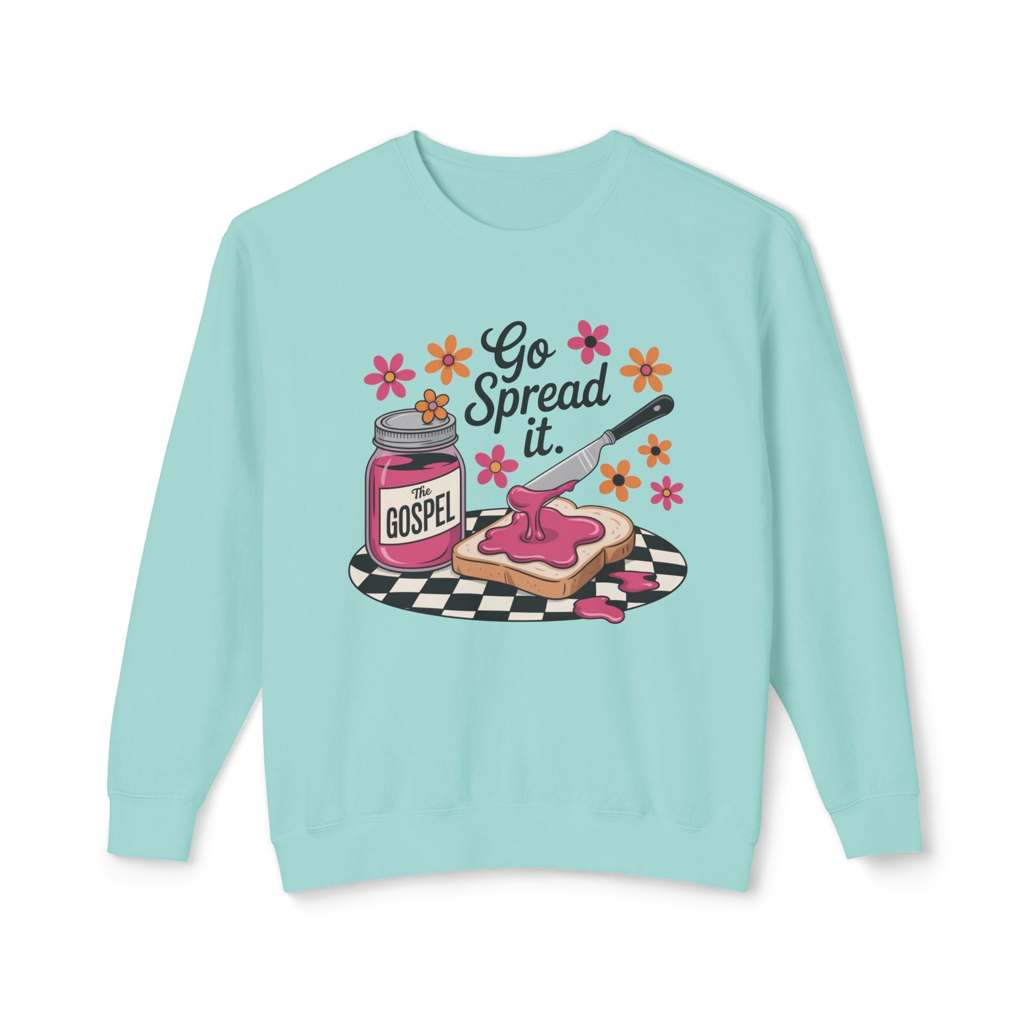 Faith Based Teen Girls Sweatshirt - Go Spread It | Sweatshirt by atgodanddesigns