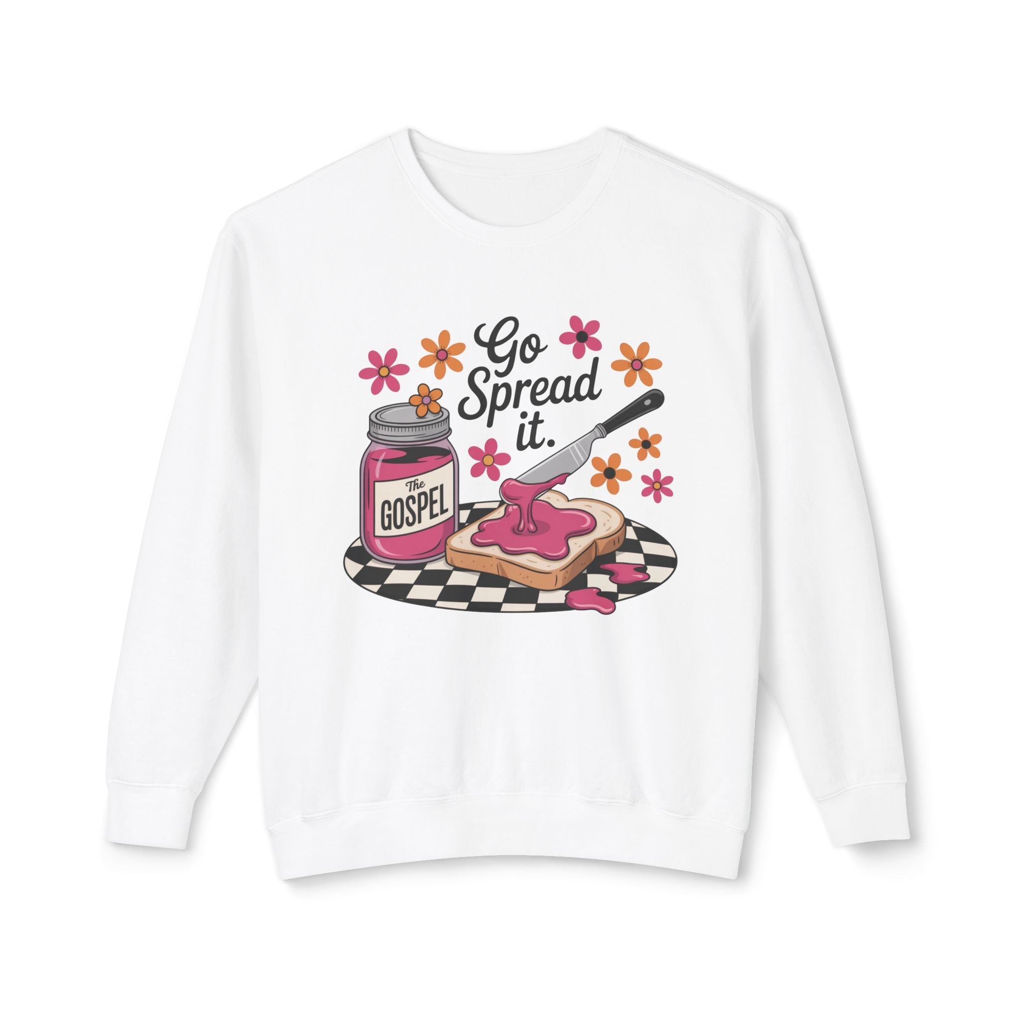 Faith Based Teen Girls Sweatshirt - Go Spread It | Sweatshirt by atgodanddesigns