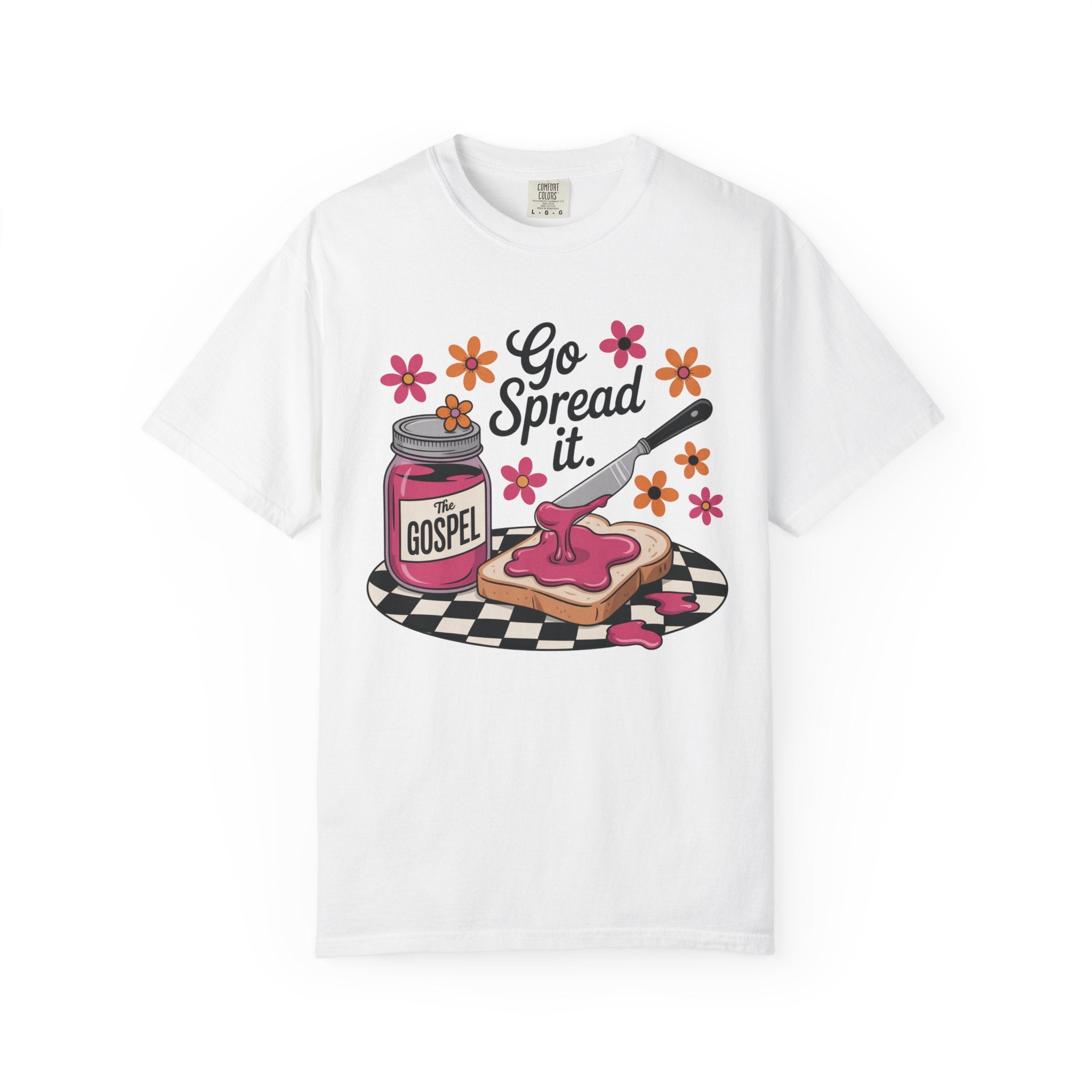 Faith Based Teen Girls T-Shirt - Go Spread It | T-Shirt by atgodanddesigns