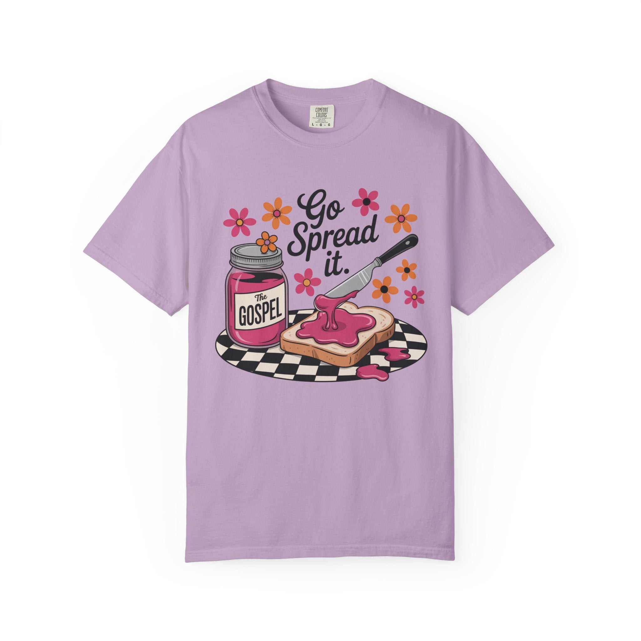 Faith Based Teen Girls T-Shirt - Go Spread It | T-Shirt by atgodanddesigns
