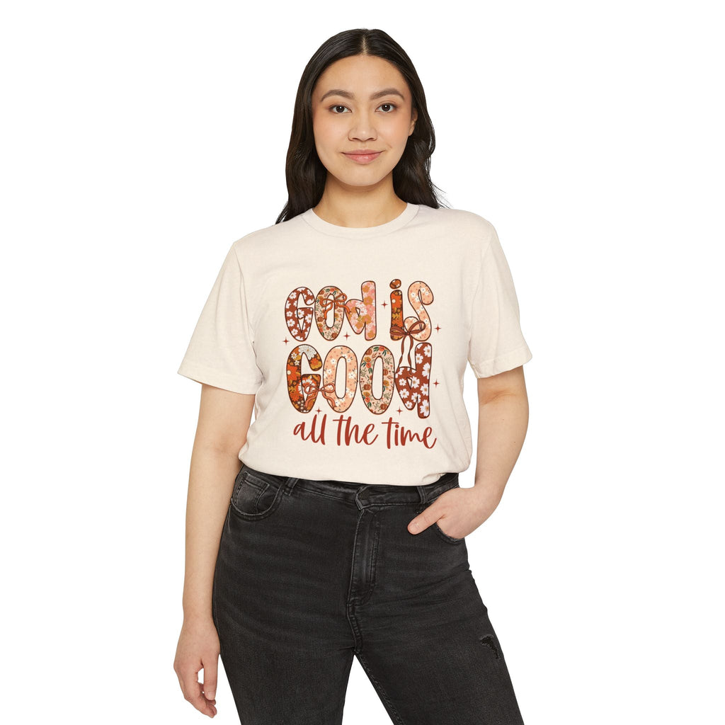 Faith Based Teen Girls T-Shirt - God is Good All The Time | T-Shirt by atgodanddesigns