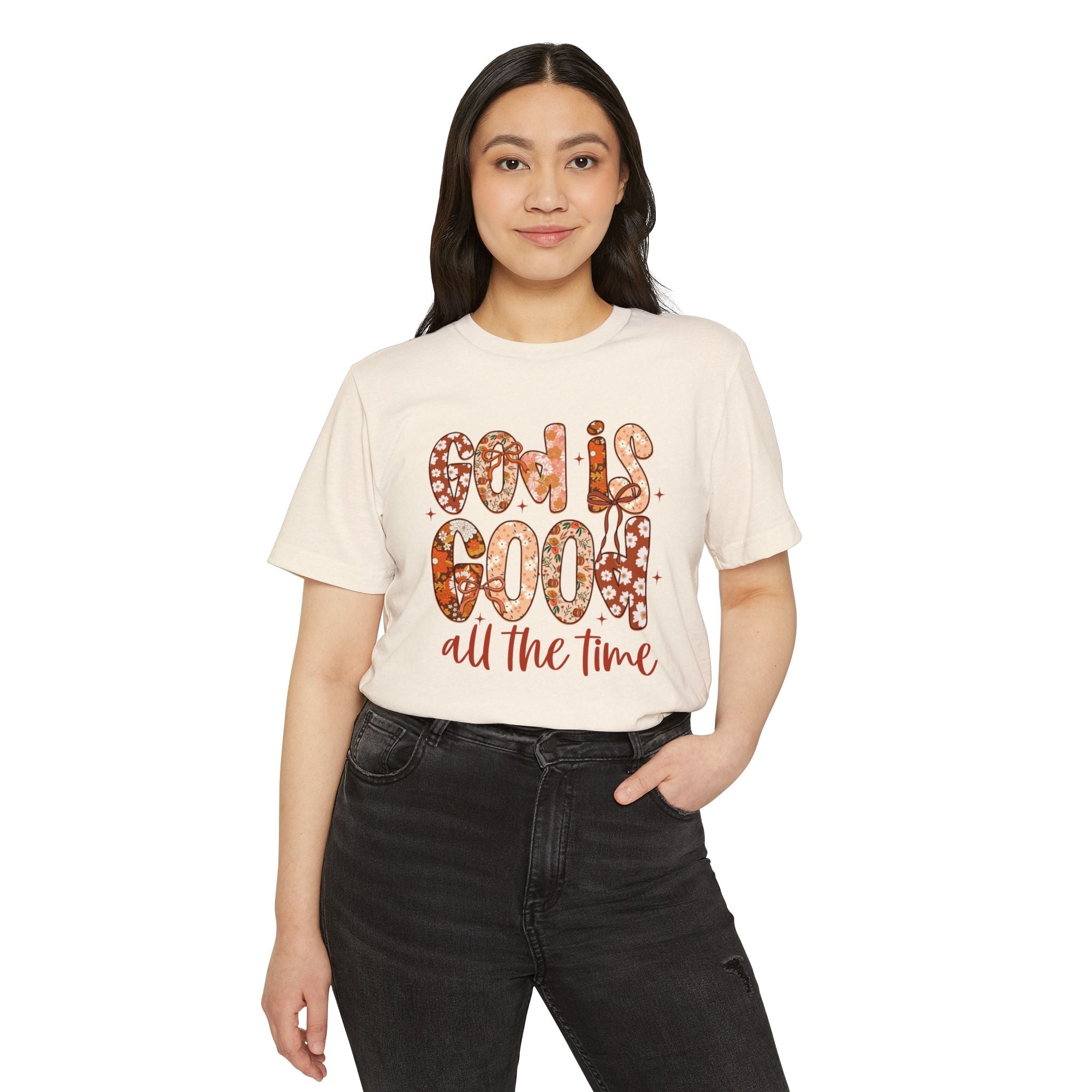 Faith Based Teen Girls T-Shirt - God is Good All The Time | T-Shirt by atgodanddesigns