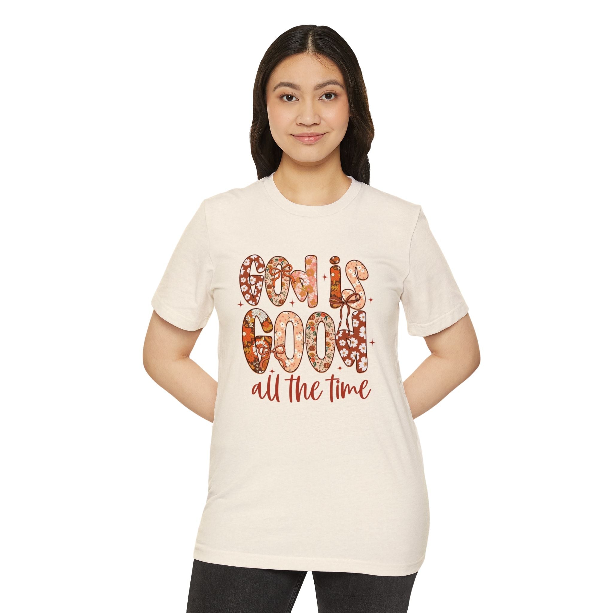Faith Based Teen Girls T-Shirt - God is Good All The Time | T-Shirt by atgodanddesigns
