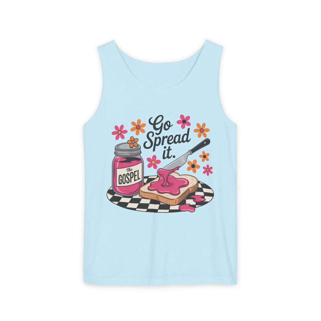 Faith Based Teen Girls Tank - Go Spread It | Tank Top by atgodanddesigns