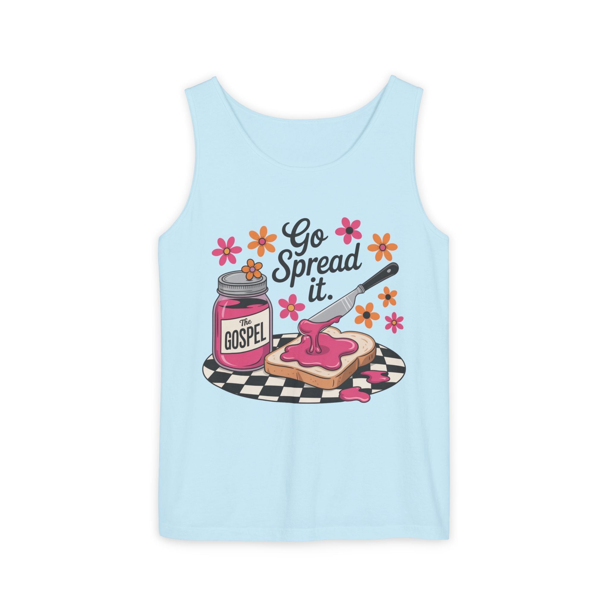 Faith Based Teen Girls Tank - Go Spread It | Tank Top by atgodanddesigns