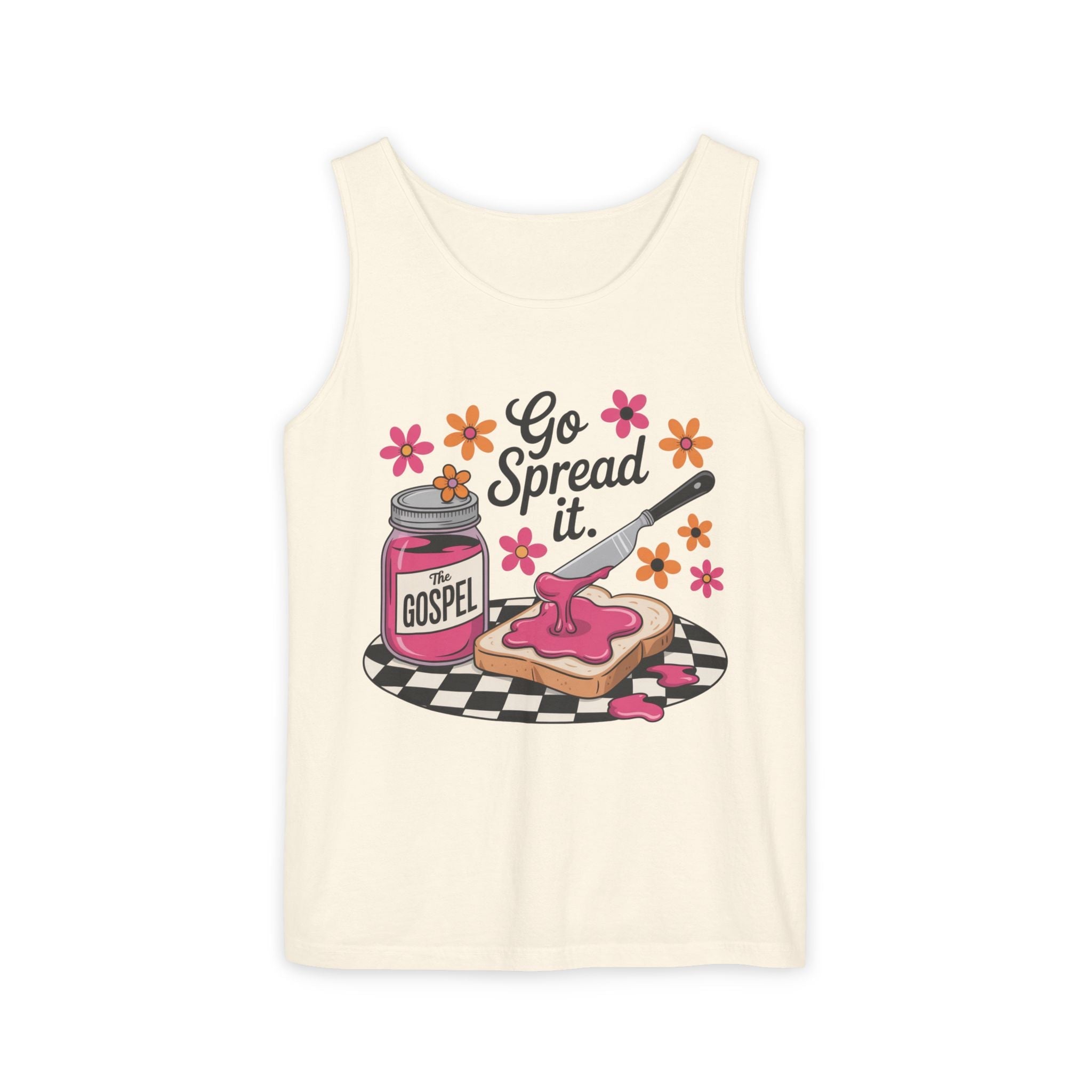Faith Based Teen Girls Tank - Go Spread It | Tank Top by atgodanddesigns
