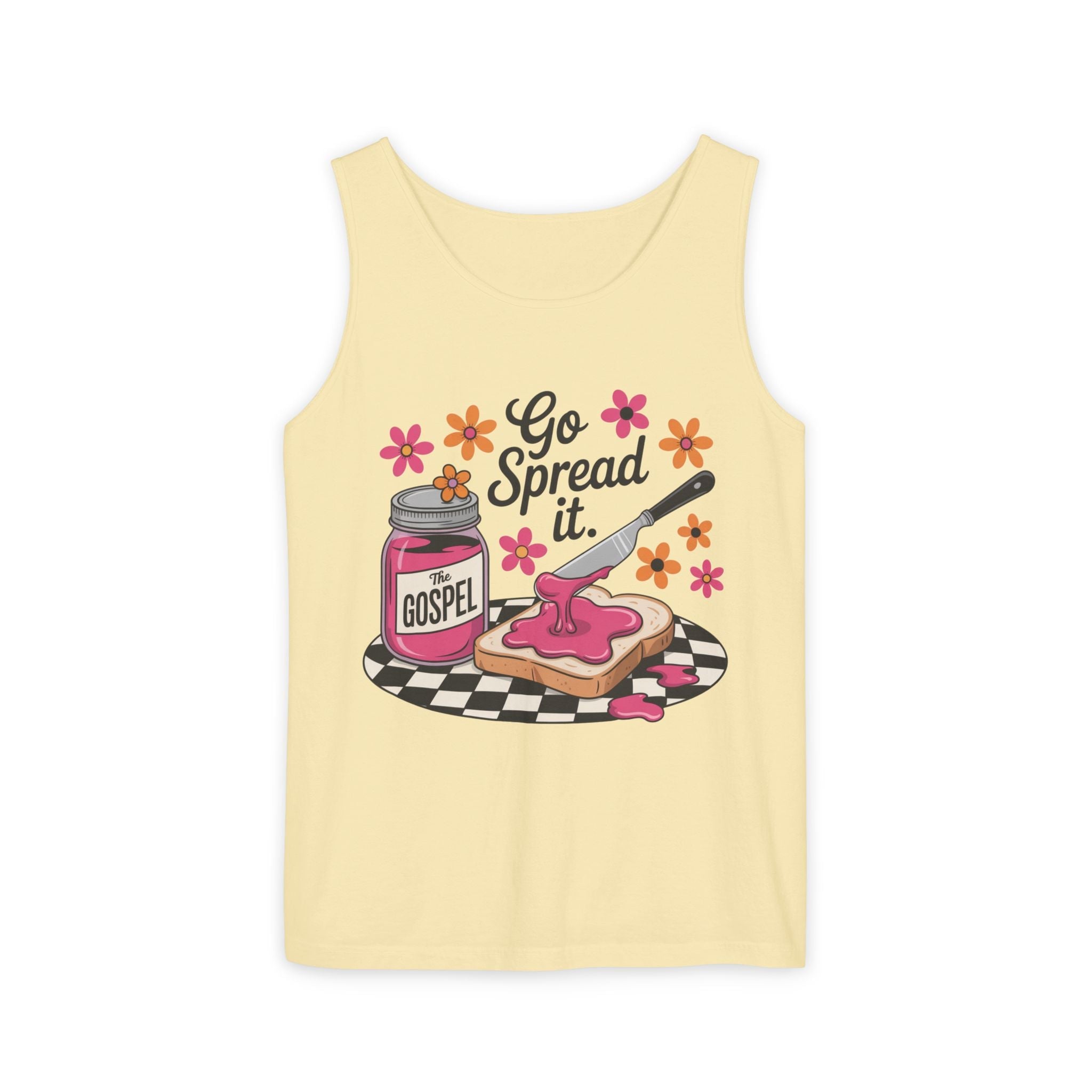 Faith Based Teen Girls Tank - Go Spread It | Tank Top by atgodanddesigns