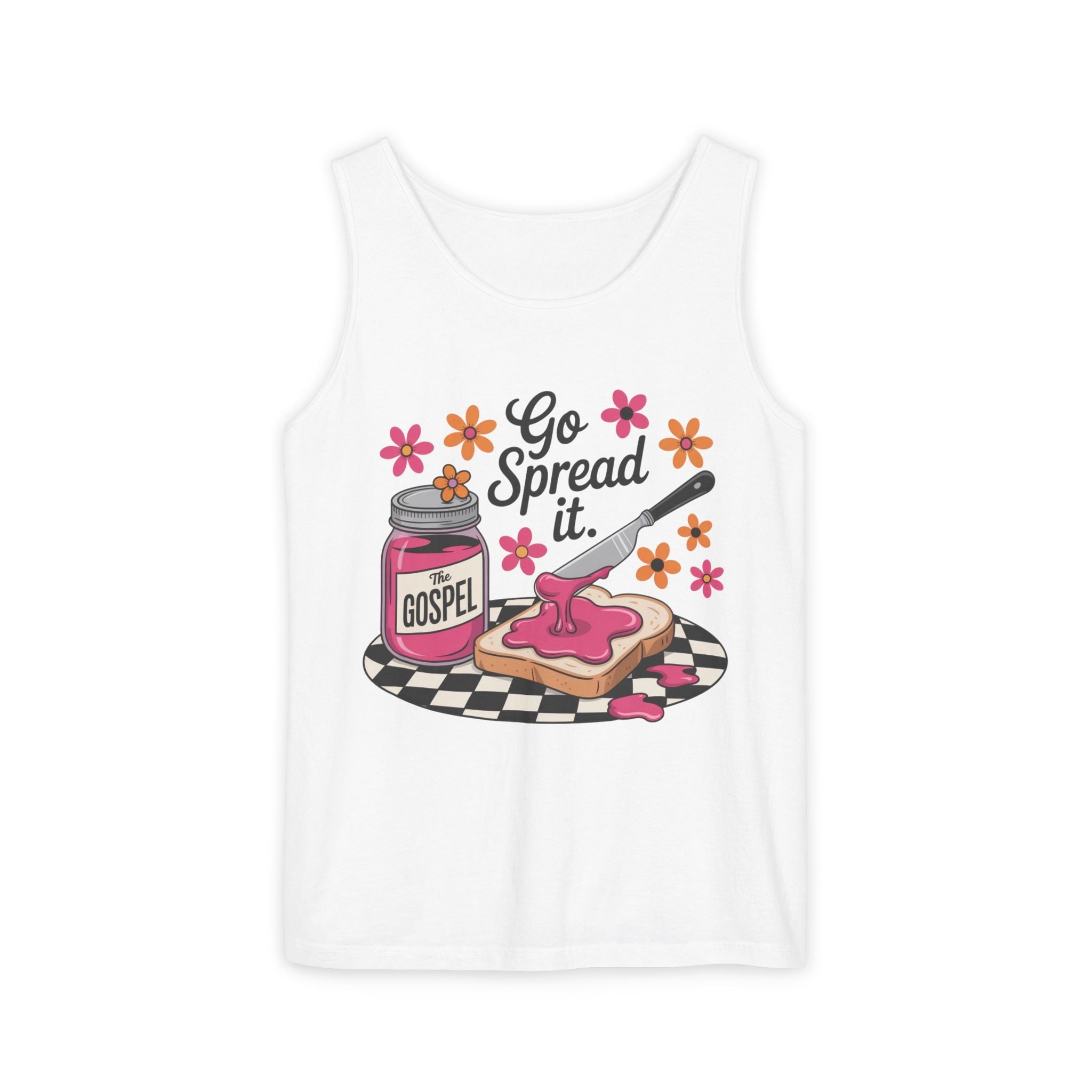 Faith Based Teen Girls Tank - Go Spread It | Tank Top by atgodanddesigns