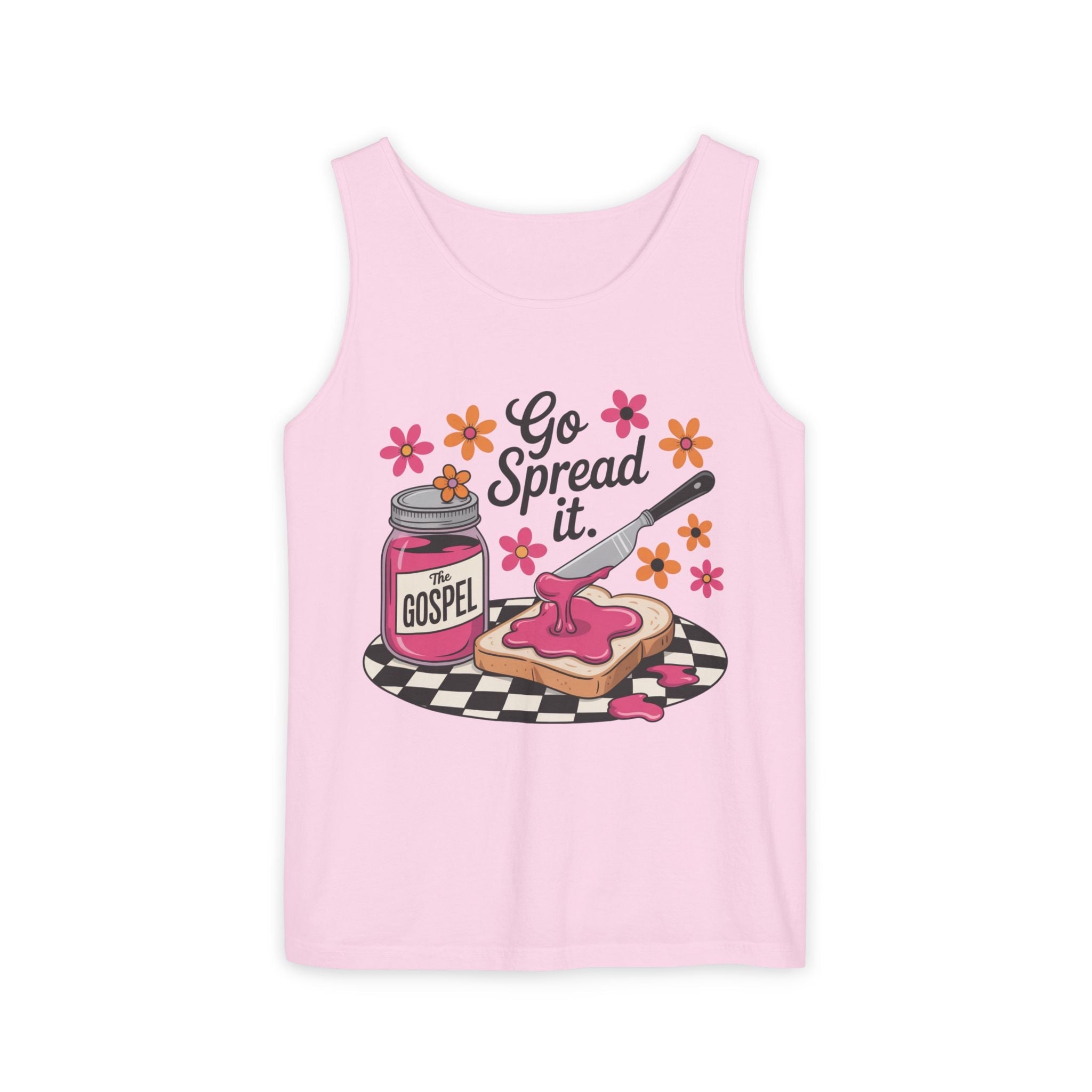 Faith Based Teen Girls Tank - Go Spread It | Tank Top by atgodanddesigns