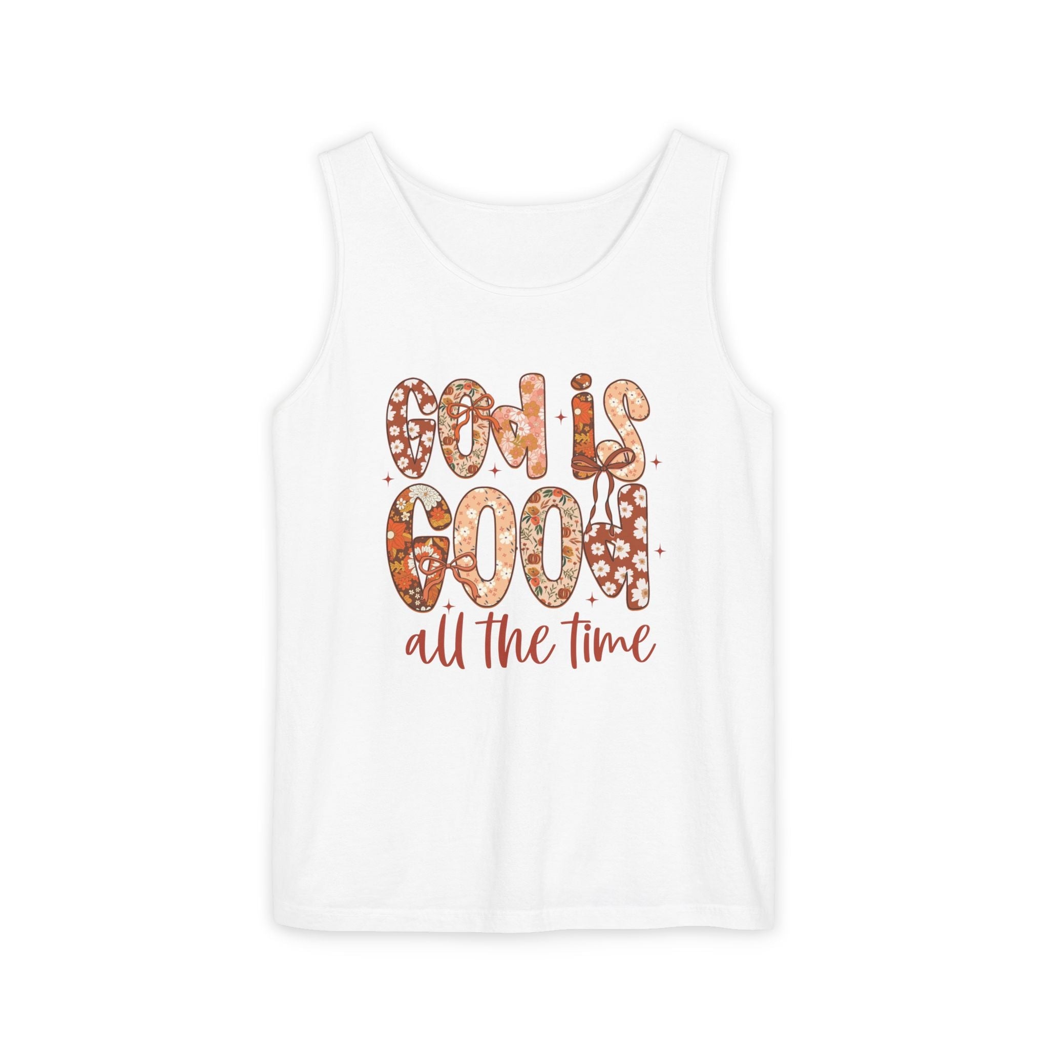 Faith Based Teen Girls Tank - God is Good All The Time | Tank Top by atgodanddesigns
