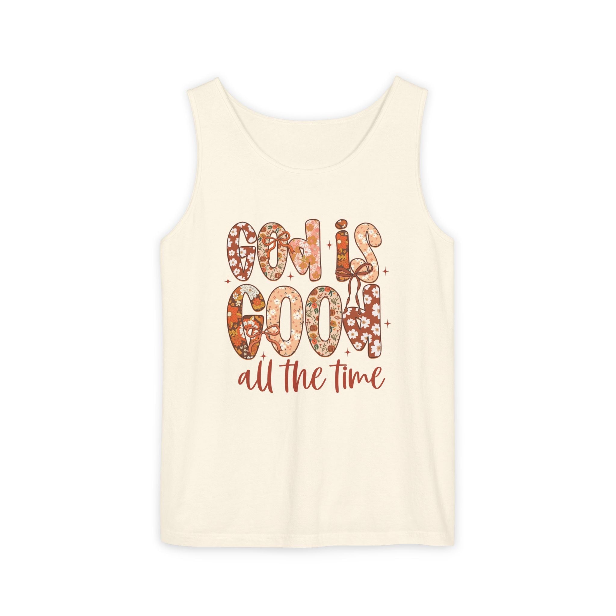 Faith Based Teen Girls Tank - God is Good All The Time | Tank Top by atgodanddesigns