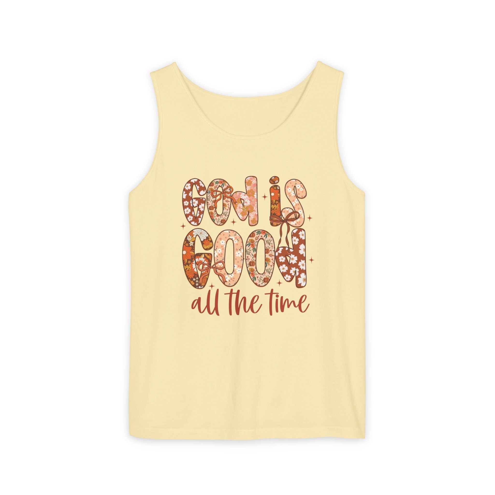 Faith Based Teen Girls Tank - God is Good All The Time | Tank Top by atgodanddesigns