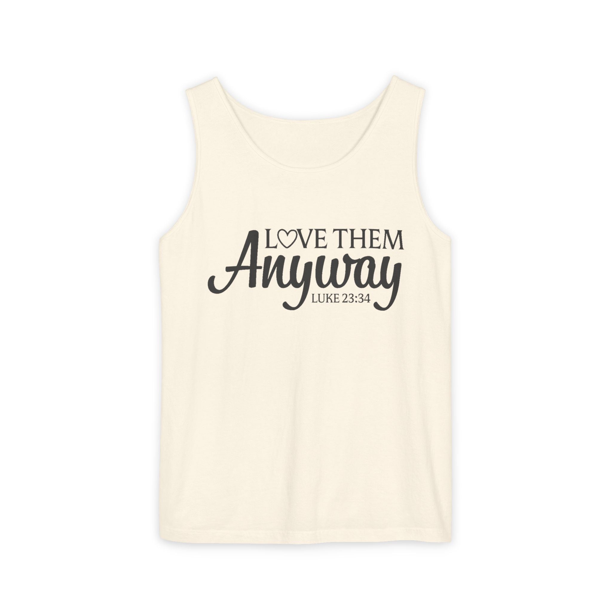 Faith Based Teen Girls Tank - Love Them Anyway | Tank Top by atgodanddesigns