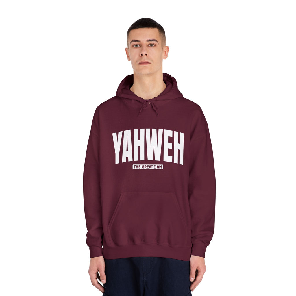 Faith Based Teen Hooded Sweatshirt - YAHWEH The Great I Am | Hoodie by atgodanddesigns
