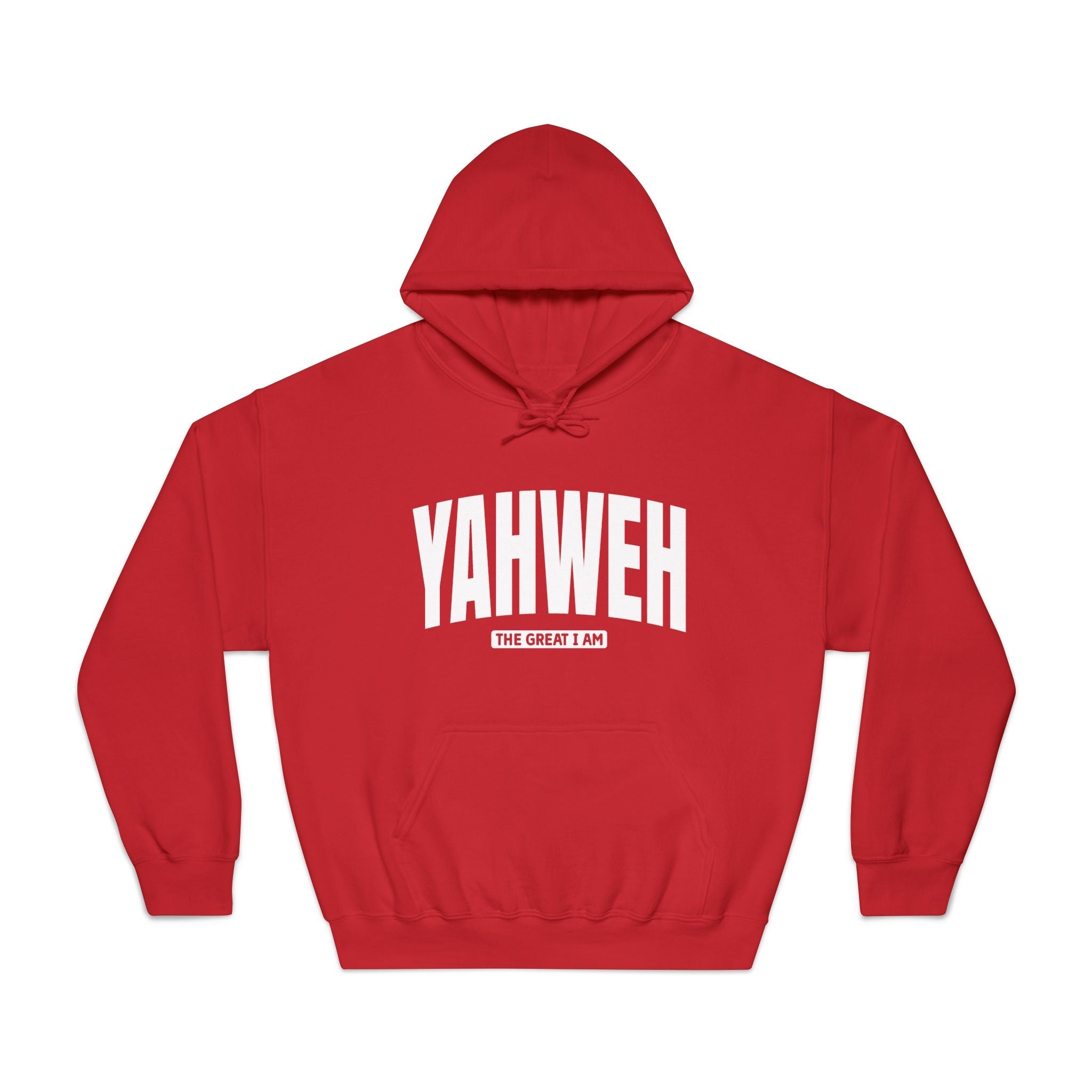 Faith Based Teen Hooded Sweatshirt - YAHWEH The Great I Am | Hoodie by atgodanddesigns