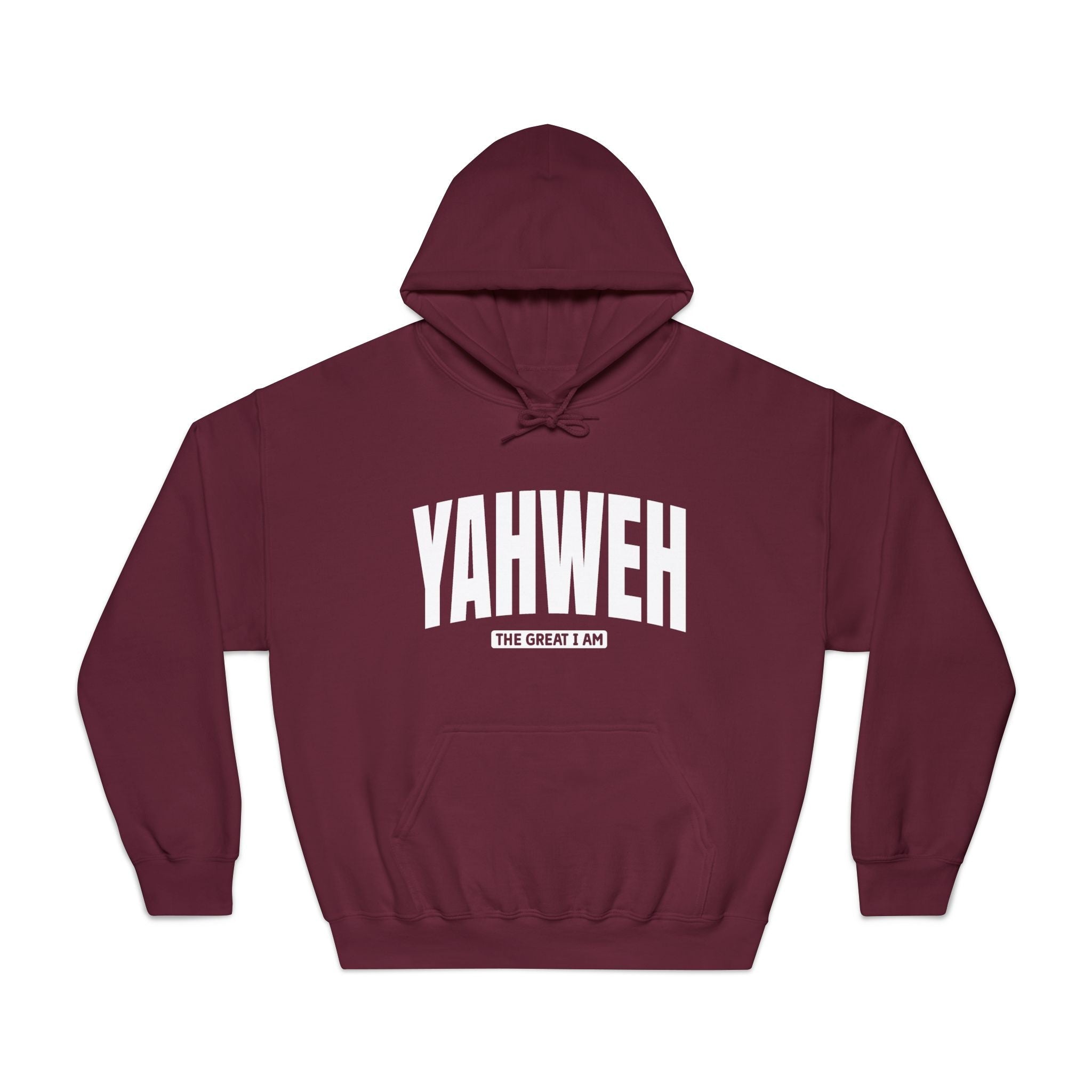 Faith Based Teen Hooded Sweatshirt - YAHWEH The Great I Am | Hoodie by atgodanddesigns