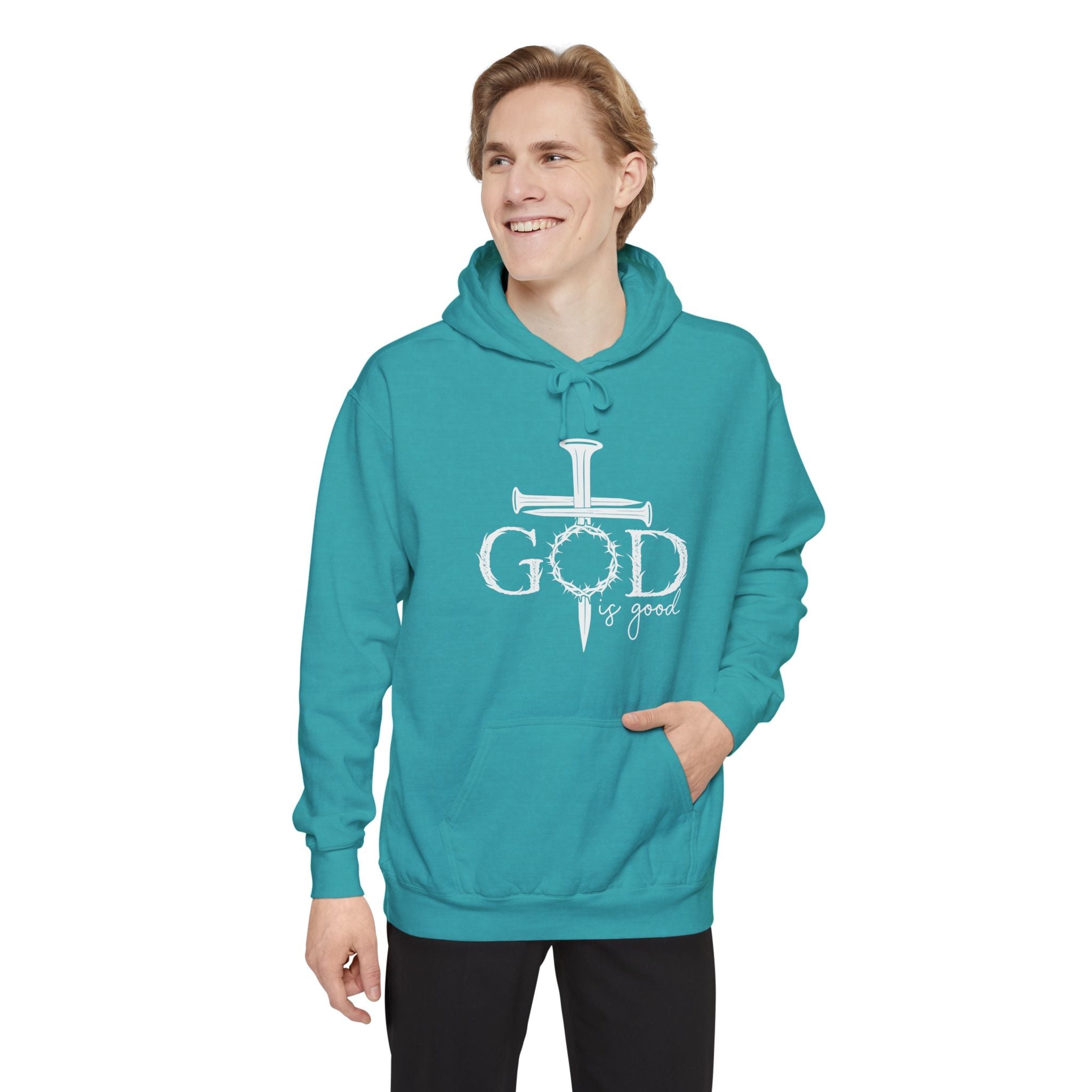 Faith Based Teen Hoodie - God Is Good | Hoodie by atgodanddesigns