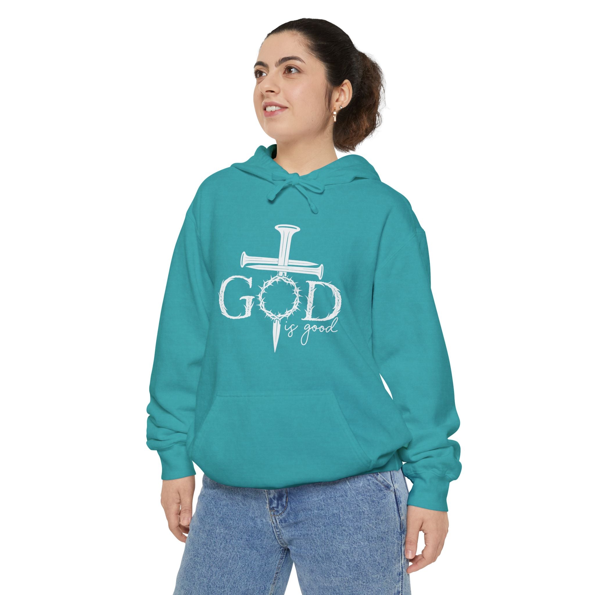 Faith Based Teen Hoodie - God Is Good | Hoodie by atgodanddesigns