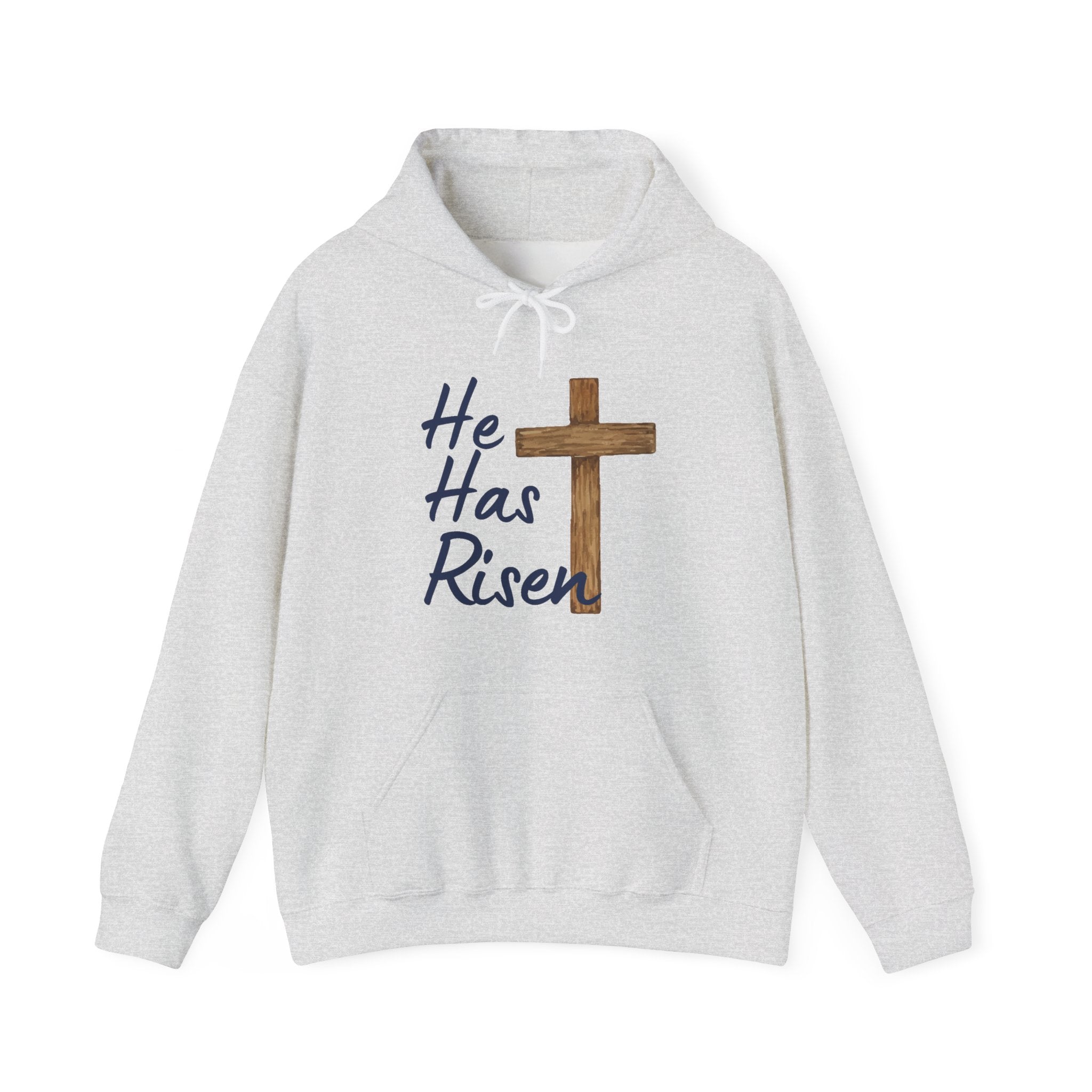 Faith Based Teen Hoodie - He Has Risen | Hoodie by atgodanddesigns