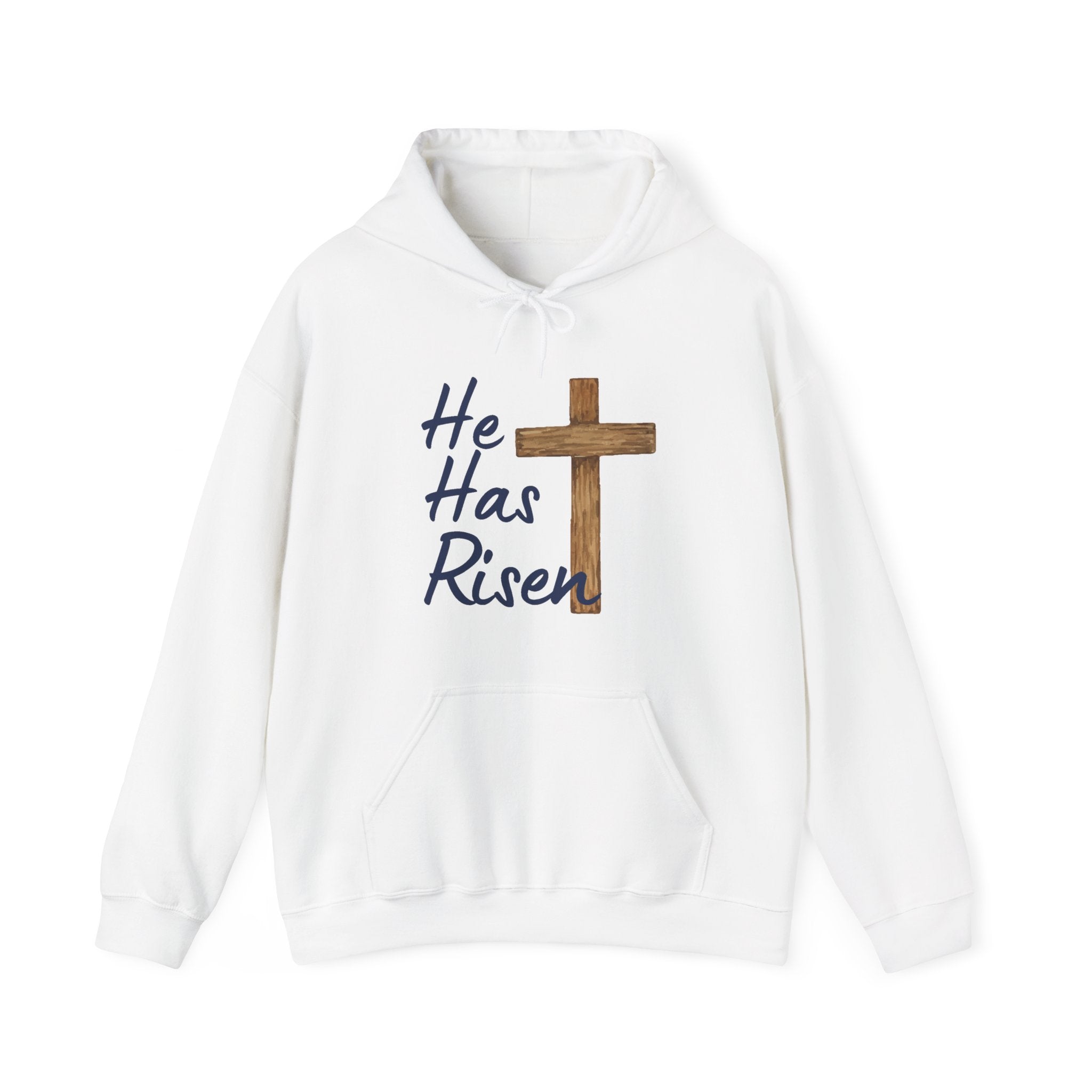 Faith Based Teen Hoodie - He Has Risen | Hoodie by atgodanddesigns