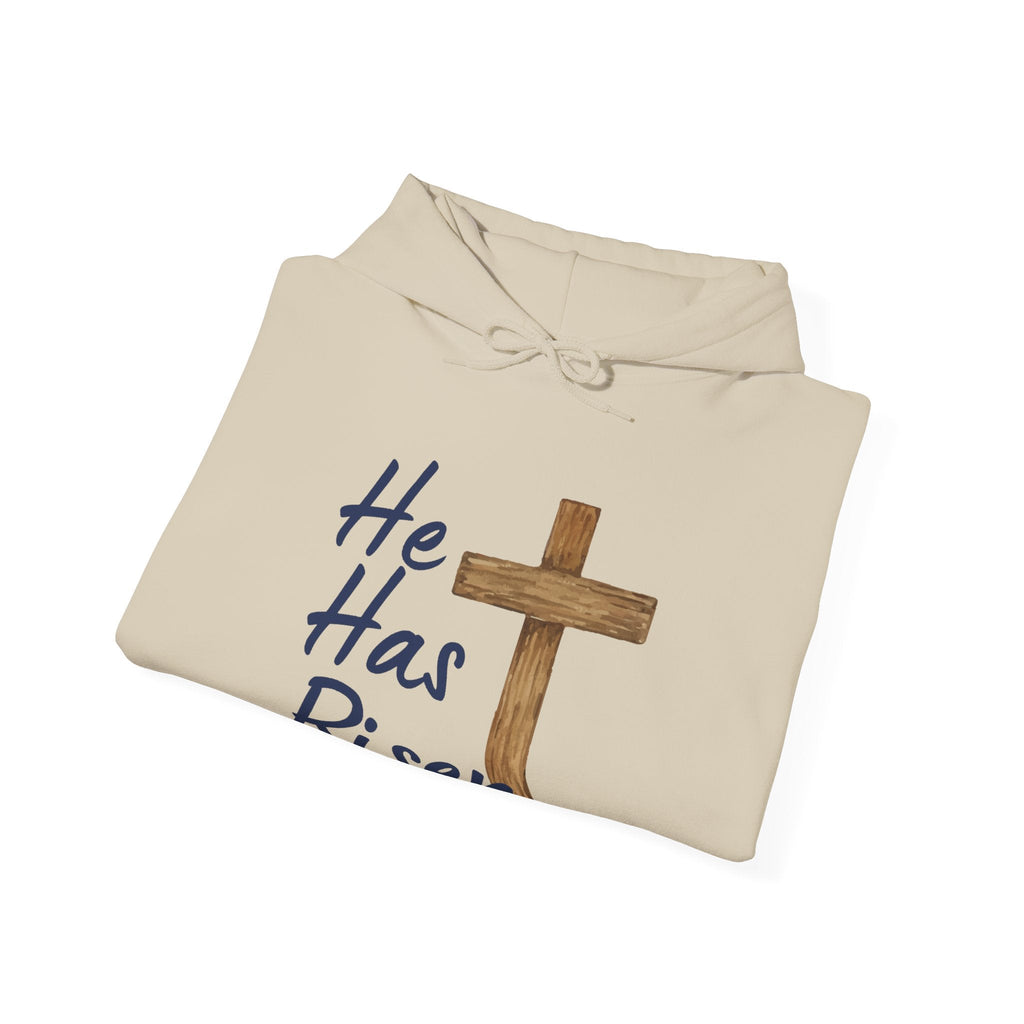 Faith Based Teen Hoodie - He Has Risen | Hoodie by atgodanddesigns