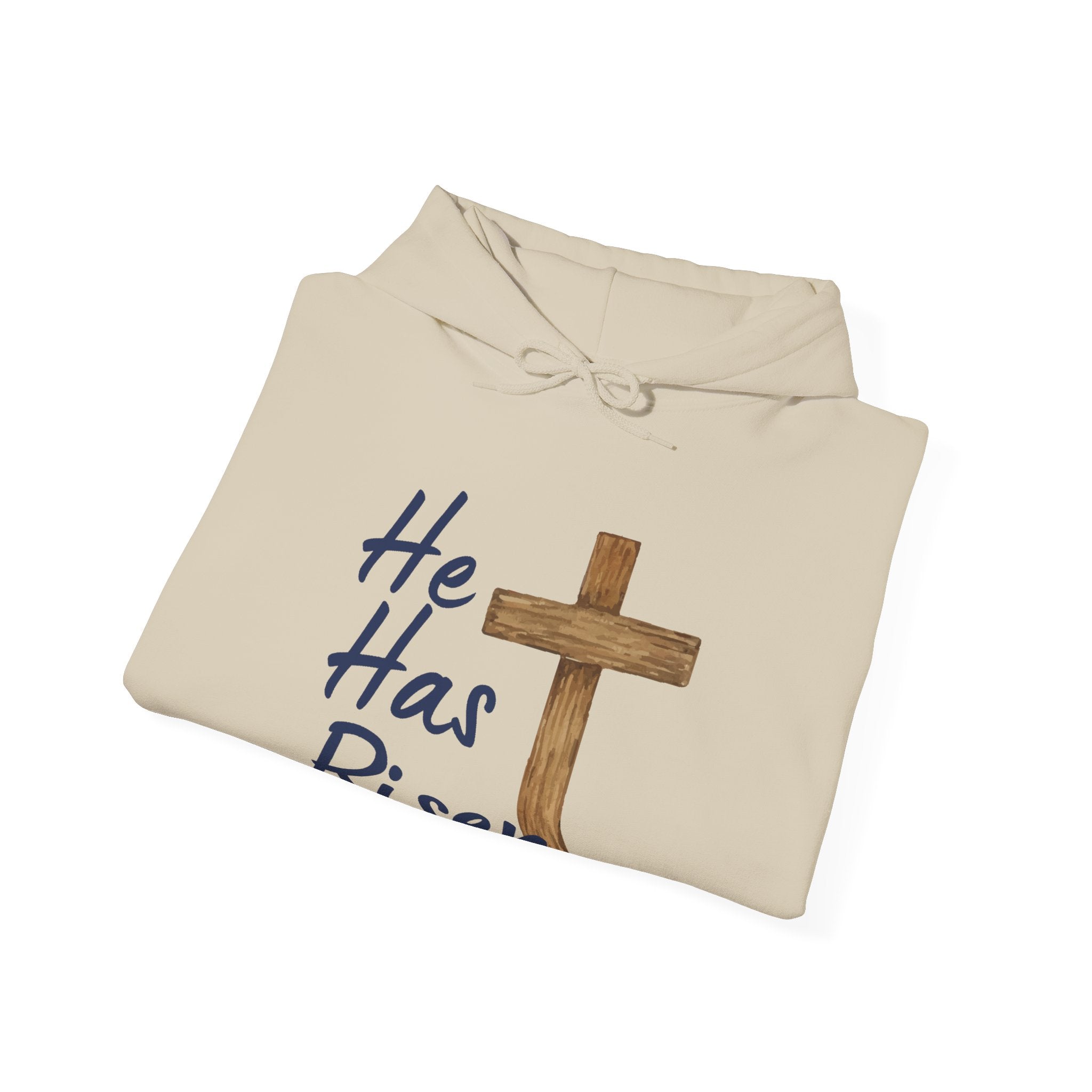 Faith Based Teen Hoodie - He Has Risen | Hoodie by atgodanddesigns