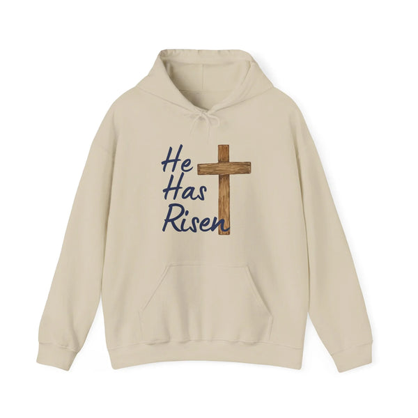 Faith Based Teen Hoodie - He Has Risen | Hoodie by atgodanddesigns