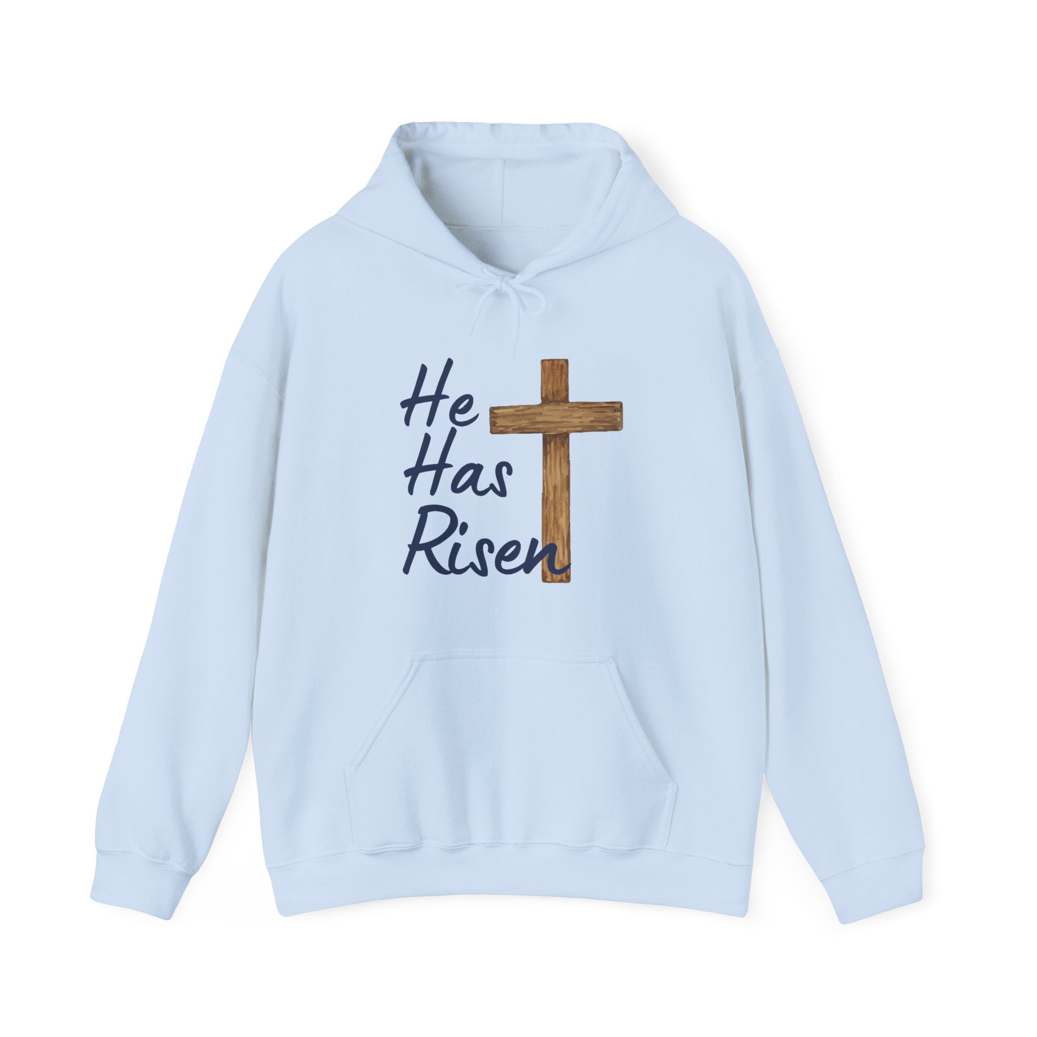Faith Based Teen Hoodie - He Has Risen | Hoodie by atgodanddesigns
