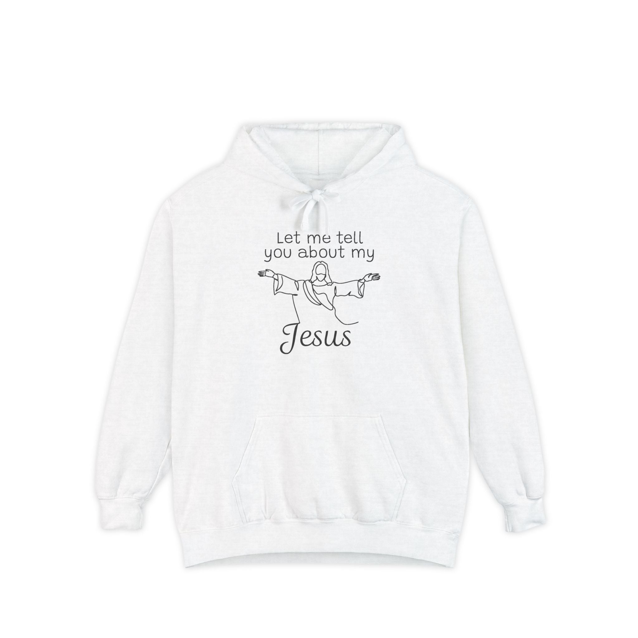 Faith Based Teen Hoodie - Let Me Tell You About My Jesus | Hoodie by atgodanddesigns