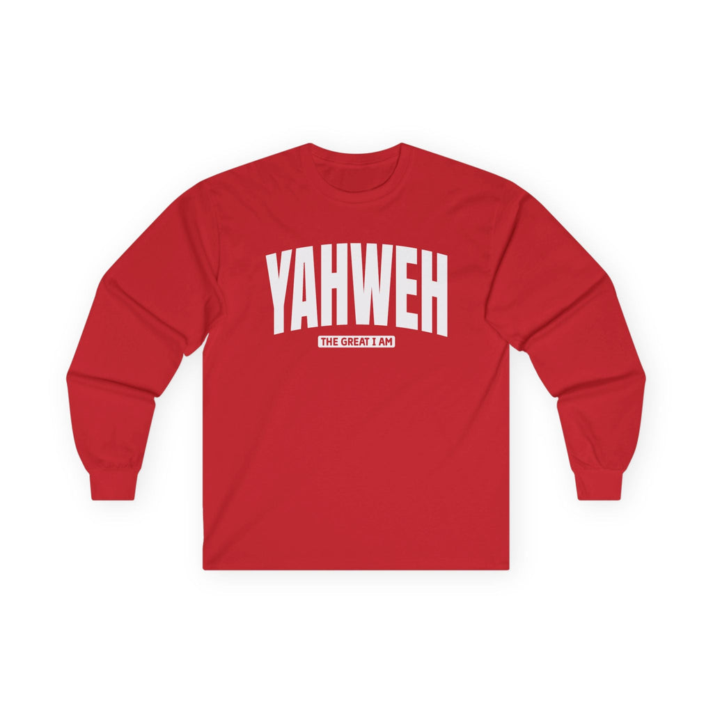 Faith Based Teen Long Sleeve T-Shirt - YAHWEH The Great I Am | Long - sleeve by atgodanddesigns
