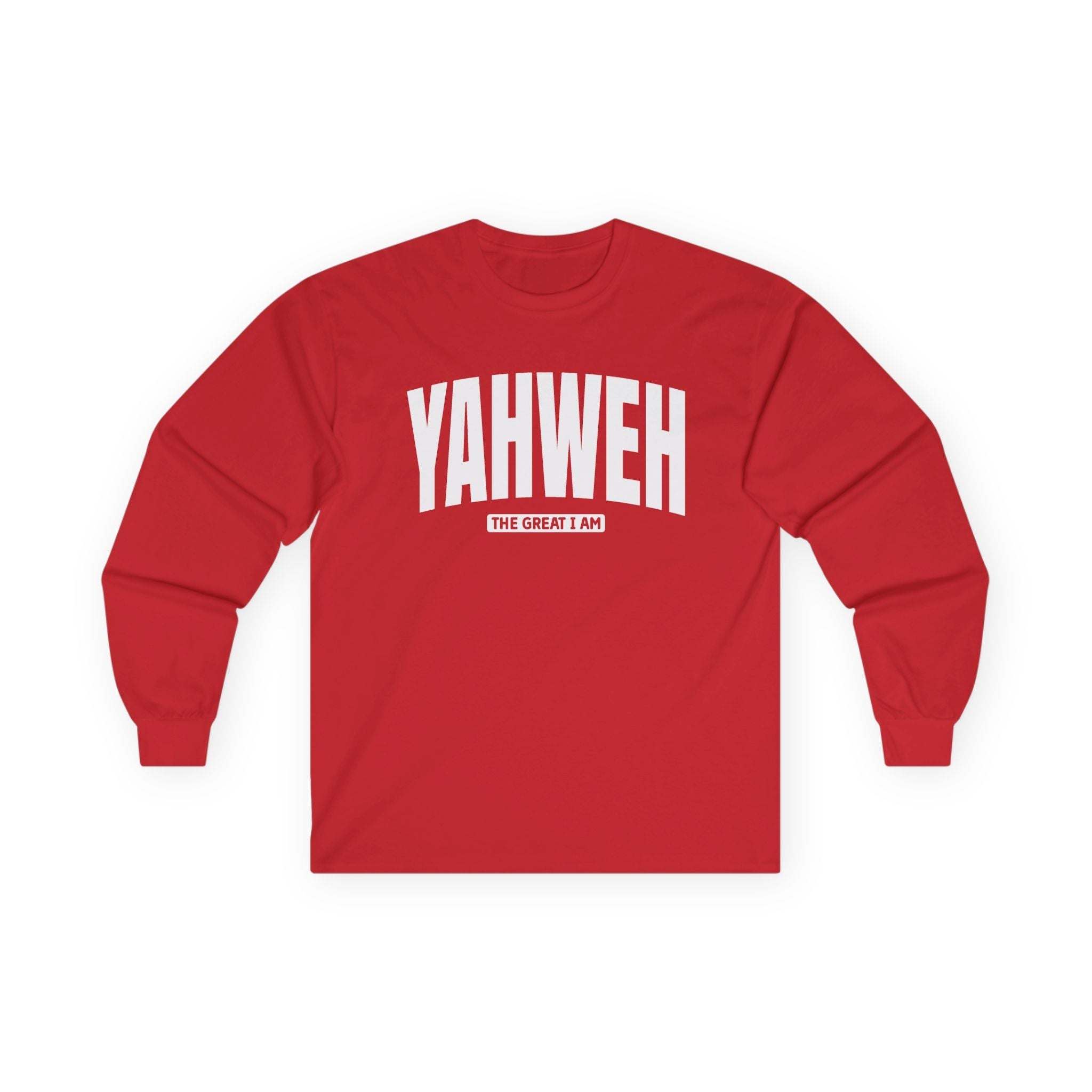 Faith Based Teen Long Sleeve T-Shirt - YAHWEH The Great I Am | Long - sleeve by atgodanddesigns