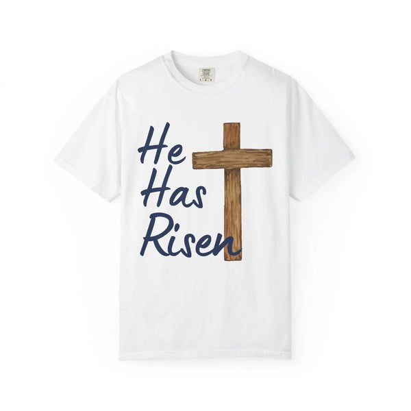 Faith Based Teen T-Shirt - He Has Risen | T-Shirt by atgodanddesigns
