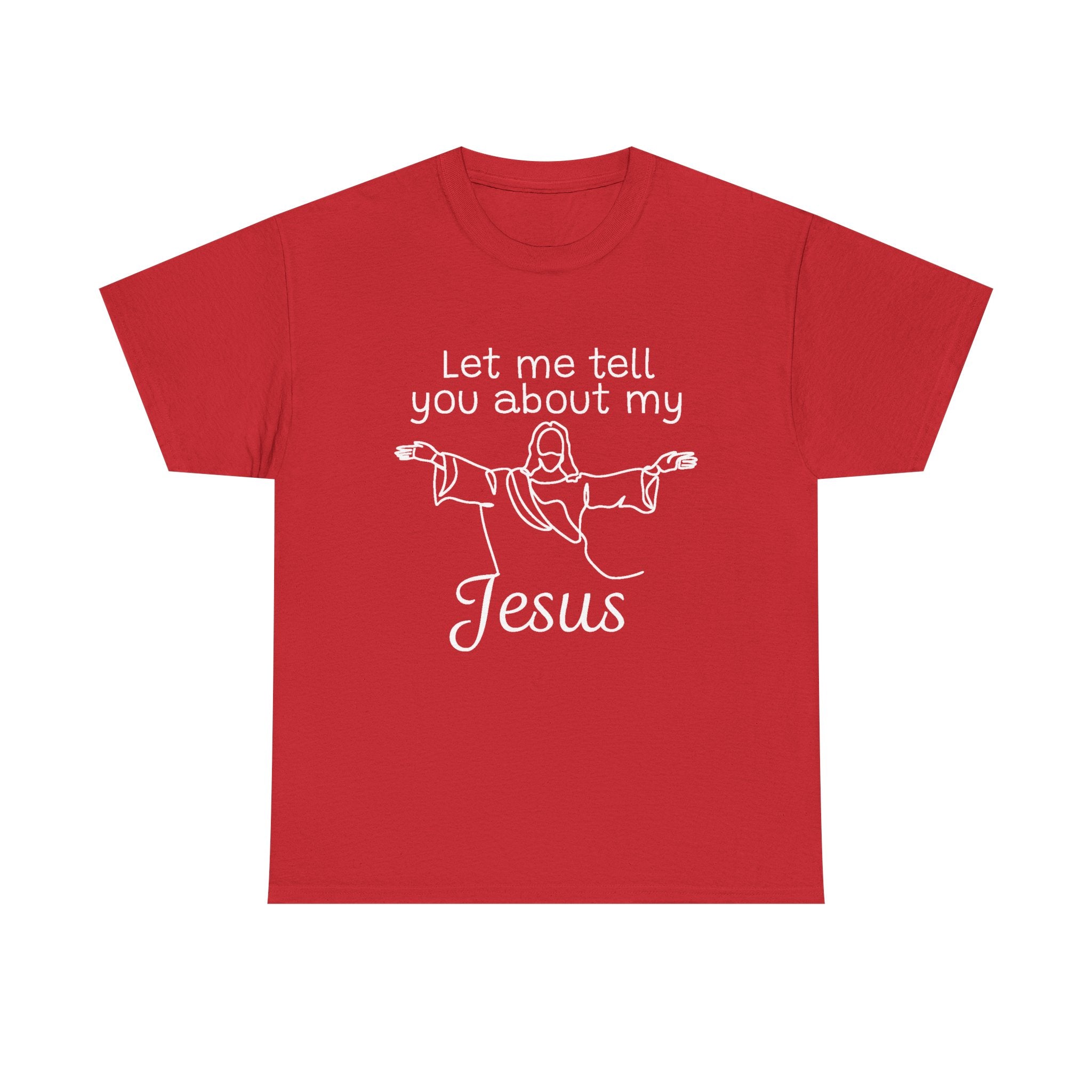 Faith Based Teen T-Shirt - Let Me Tell You About My Jesus | T-Shirt by atgodanddesigns