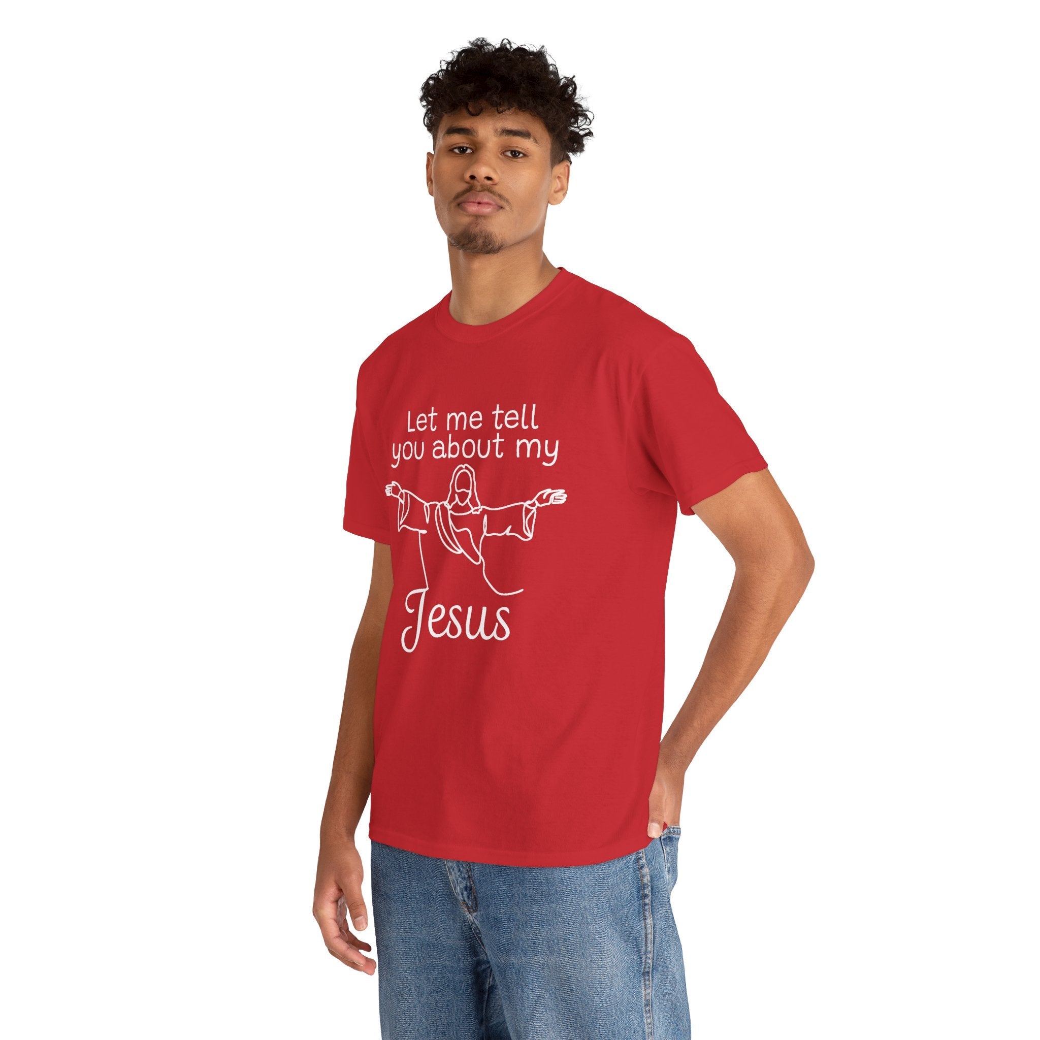 Faith Based Teen T-Shirt - Let Me Tell You About My Jesus | T-Shirt by atgodanddesigns