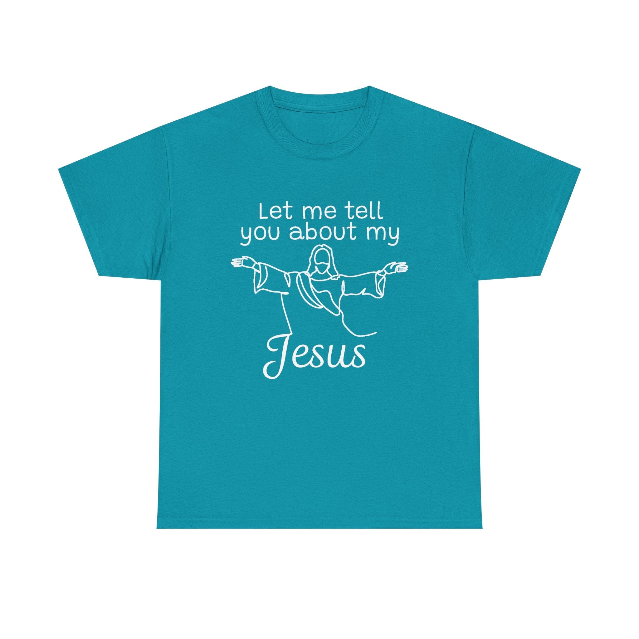 Faith Based Teen T-Shirt - Let Me Tell You About My Jesus | T-Shirt by atgodanddesigns