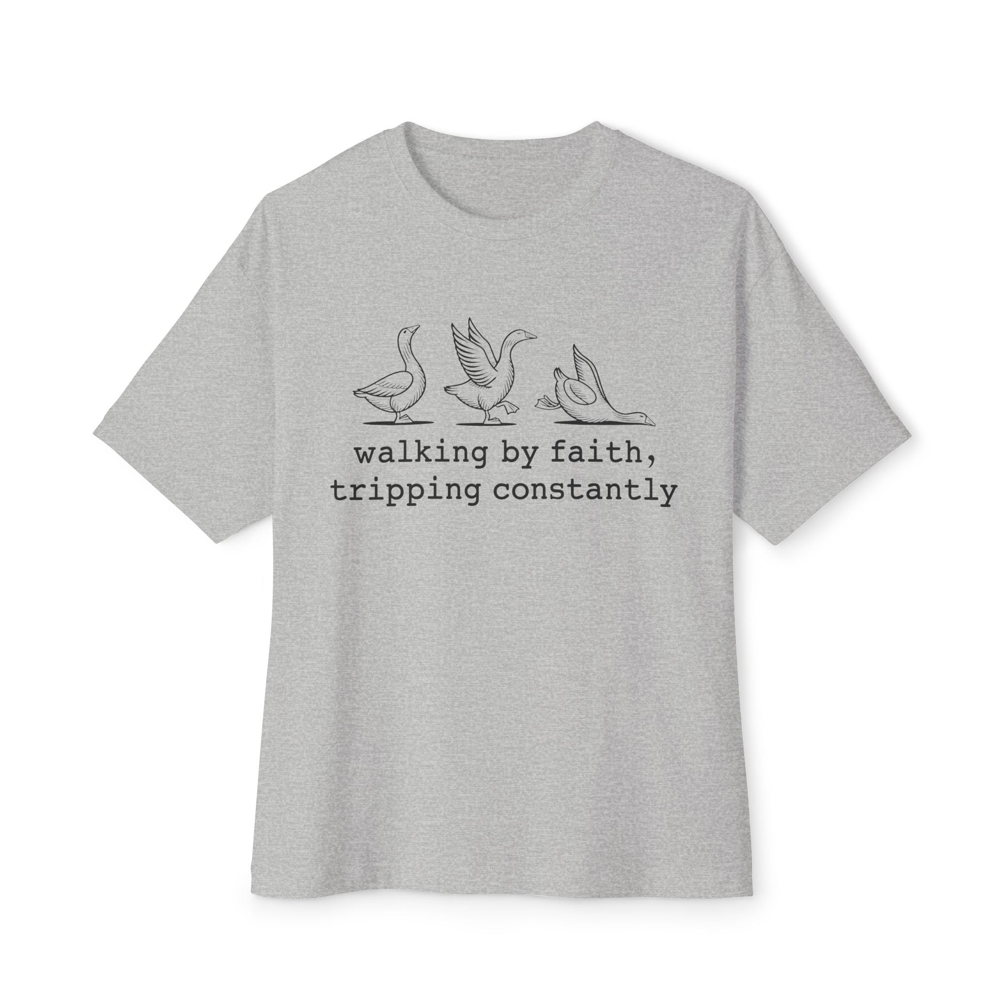 Faith Based Teen T-Shirt - Walking By Faith, Tripping Constantly | T-Shirt by atgodanddesigns