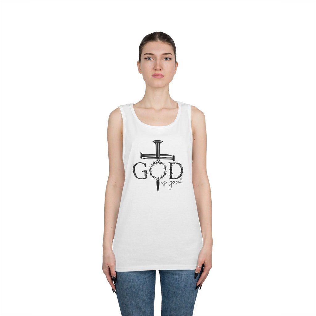 Faith Based Teen Tank - God Is Good | Tank Top by atgodanddesigns