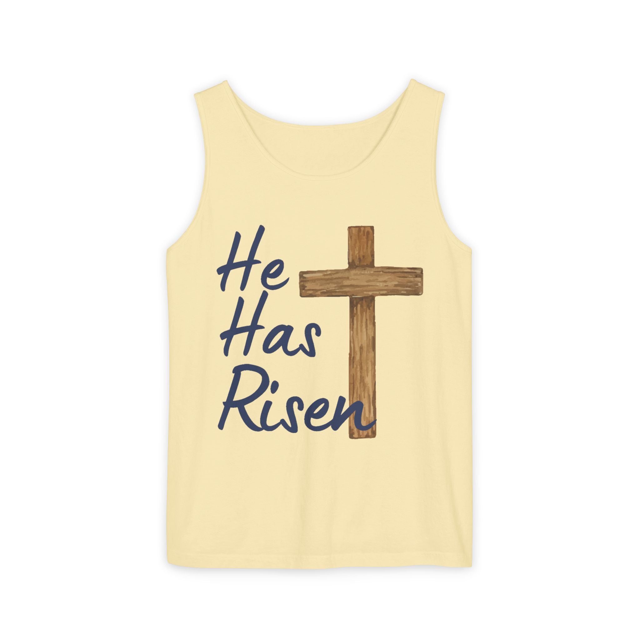 Faith Based Teen Tank - He Has Risen | Tank Top by atgodanddesigns