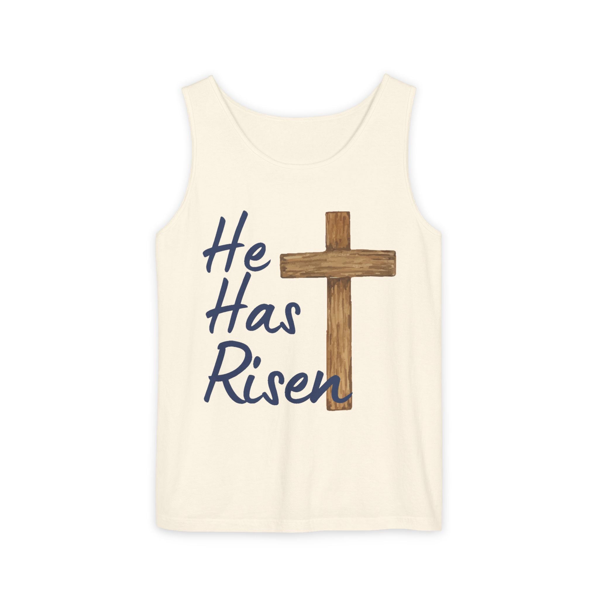Faith Based Teen Tank - He Has Risen | Tank Top by atgodanddesigns