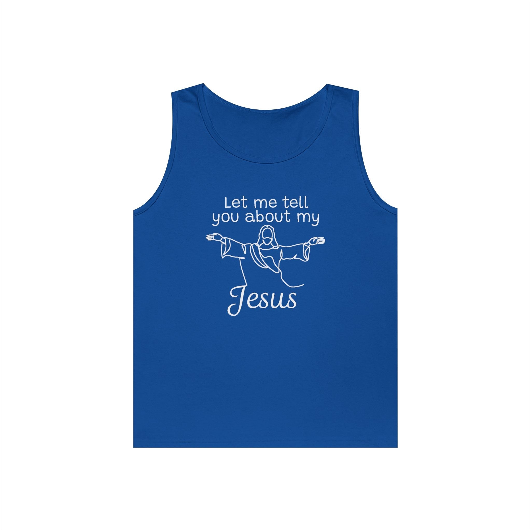 Faith Based Teen Tank - Let Me Tell You About My Jesus | Tank Top by atgodanddesigns