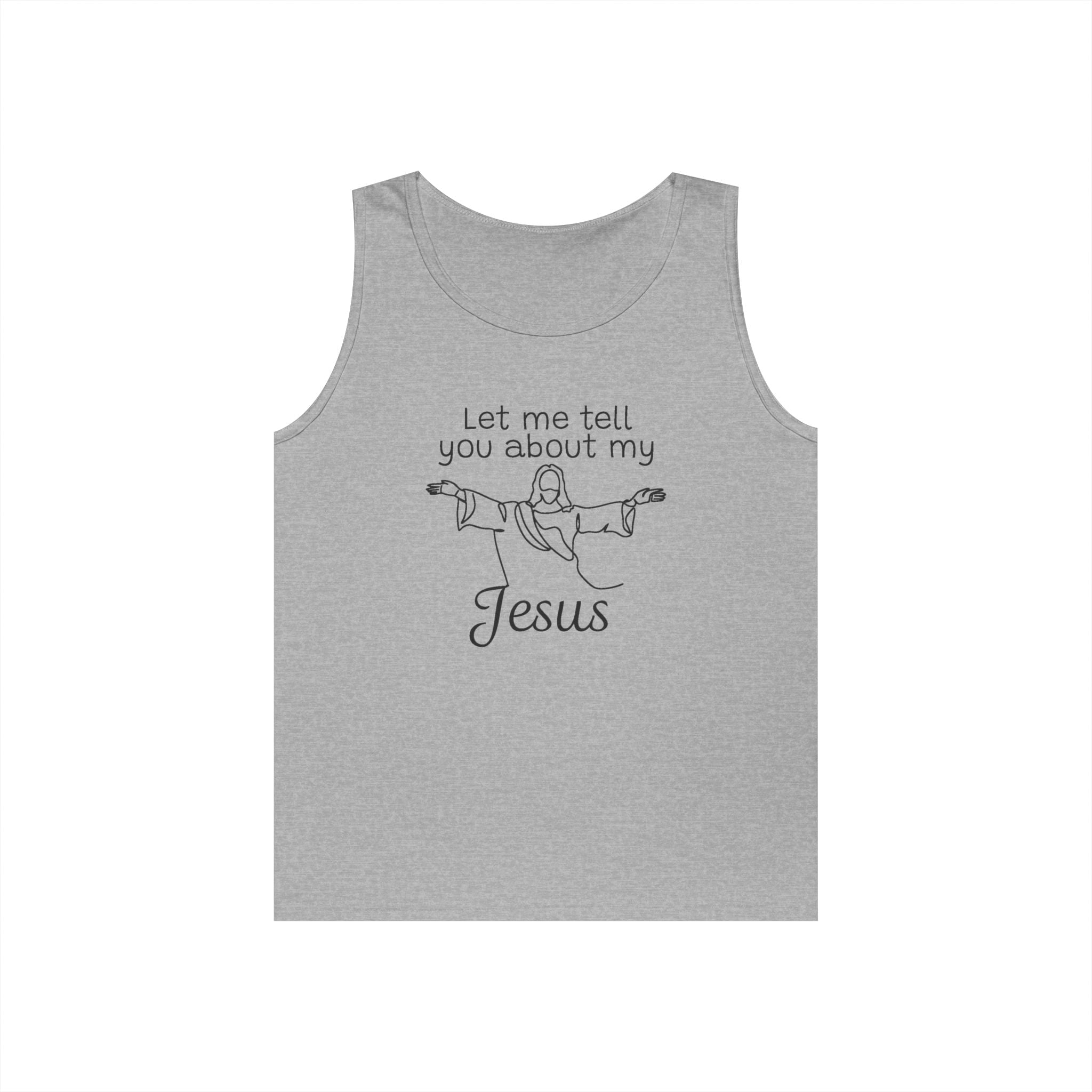 Faith Based Teen Tank - Let Me Tell You About My Jesus | Tank Top by atgodanddesigns