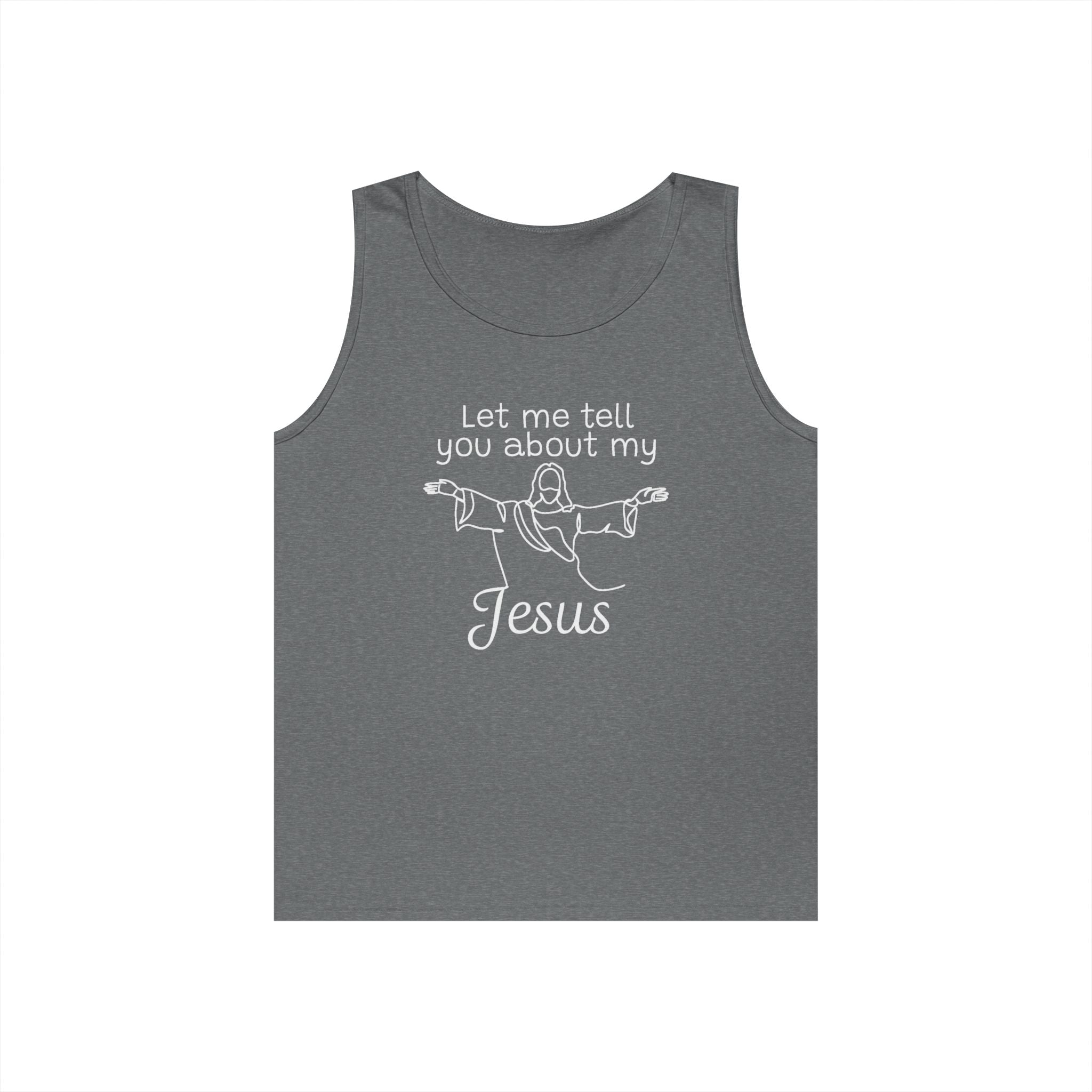 Faith Based Teen Tank - Let Me Tell You About My Jesus | Tank Top by atgodanddesigns