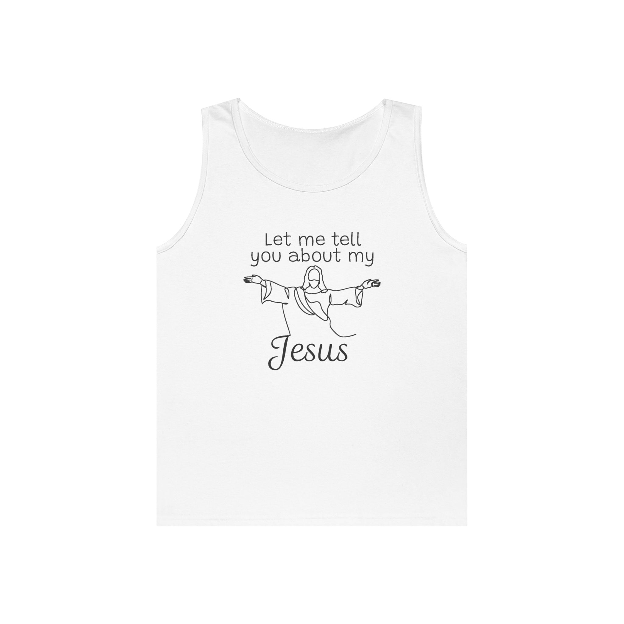 Faith Based Teen Tank - Let Me Tell You About My Jesus | Tank Top by atgodanddesigns