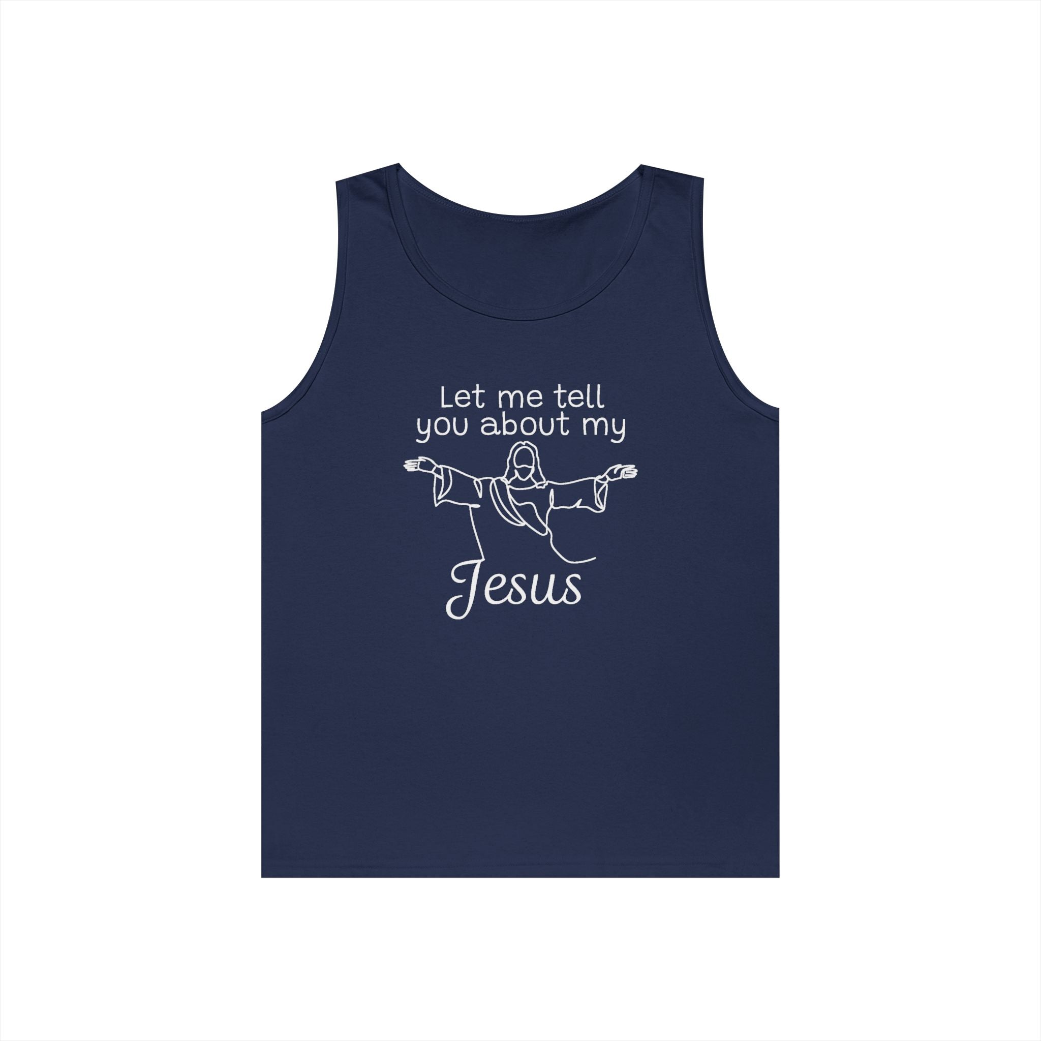 Faith Based Teen Tank - Let Me Tell You About My Jesus | Tank Top by atgodanddesigns