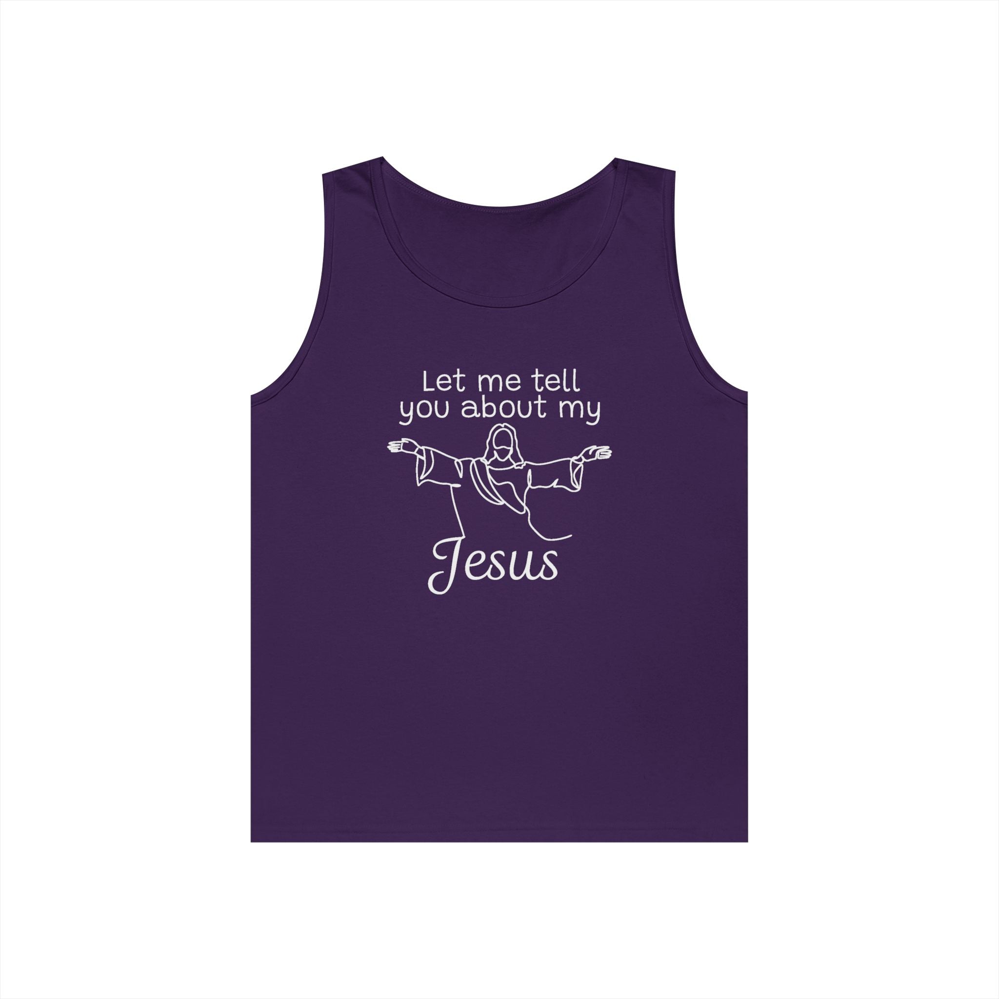 Faith Based Teen Tank - Let Me Tell You About My Jesus | Tank Top by atgodanddesigns