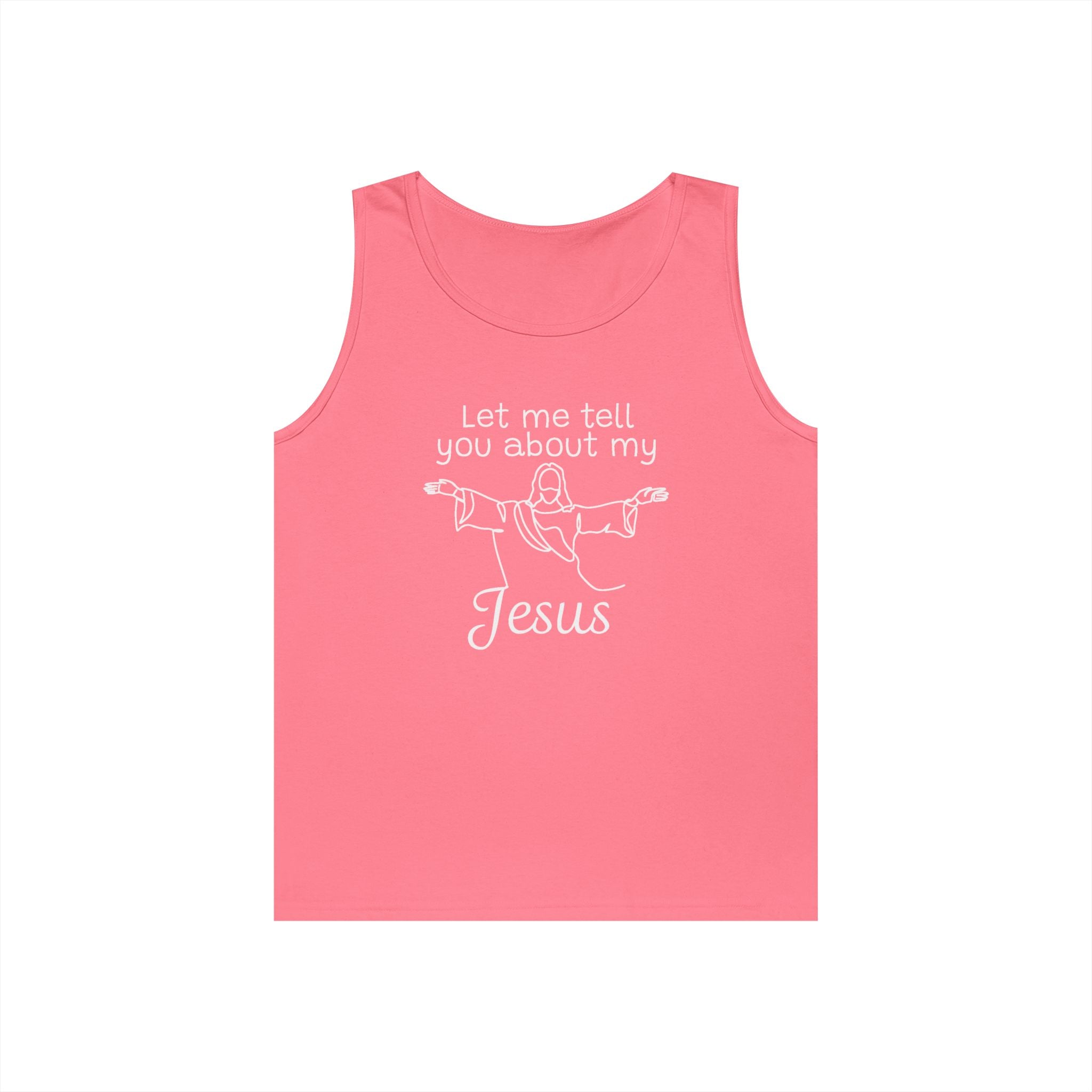 Faith Based Teen Tank - Let Me Tell You About My Jesus | Tank Top by atgodanddesigns